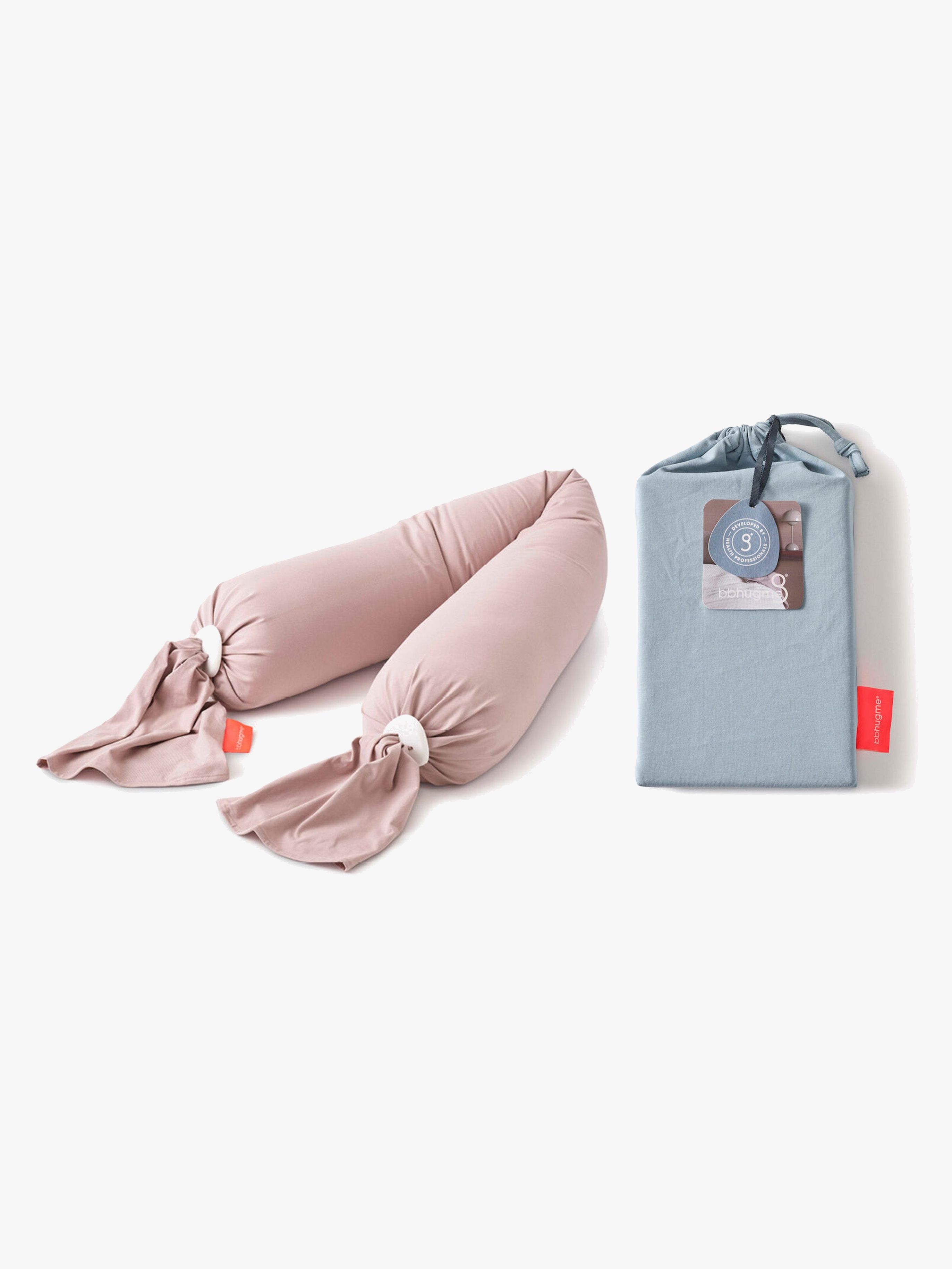Umstands- und Stillkissen inkl. Bezug, Dusty Pink / Eucalyptus
