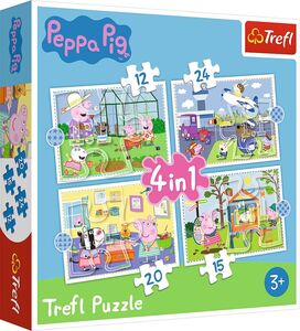 Trefl Puzzle Peppa Wutz 4-in-1