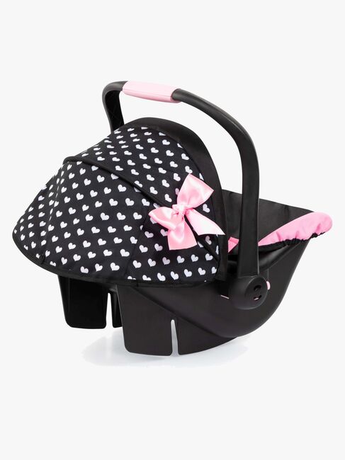 Bayer Design Kindersitz mit Verdeck, Schwarz/Rosa