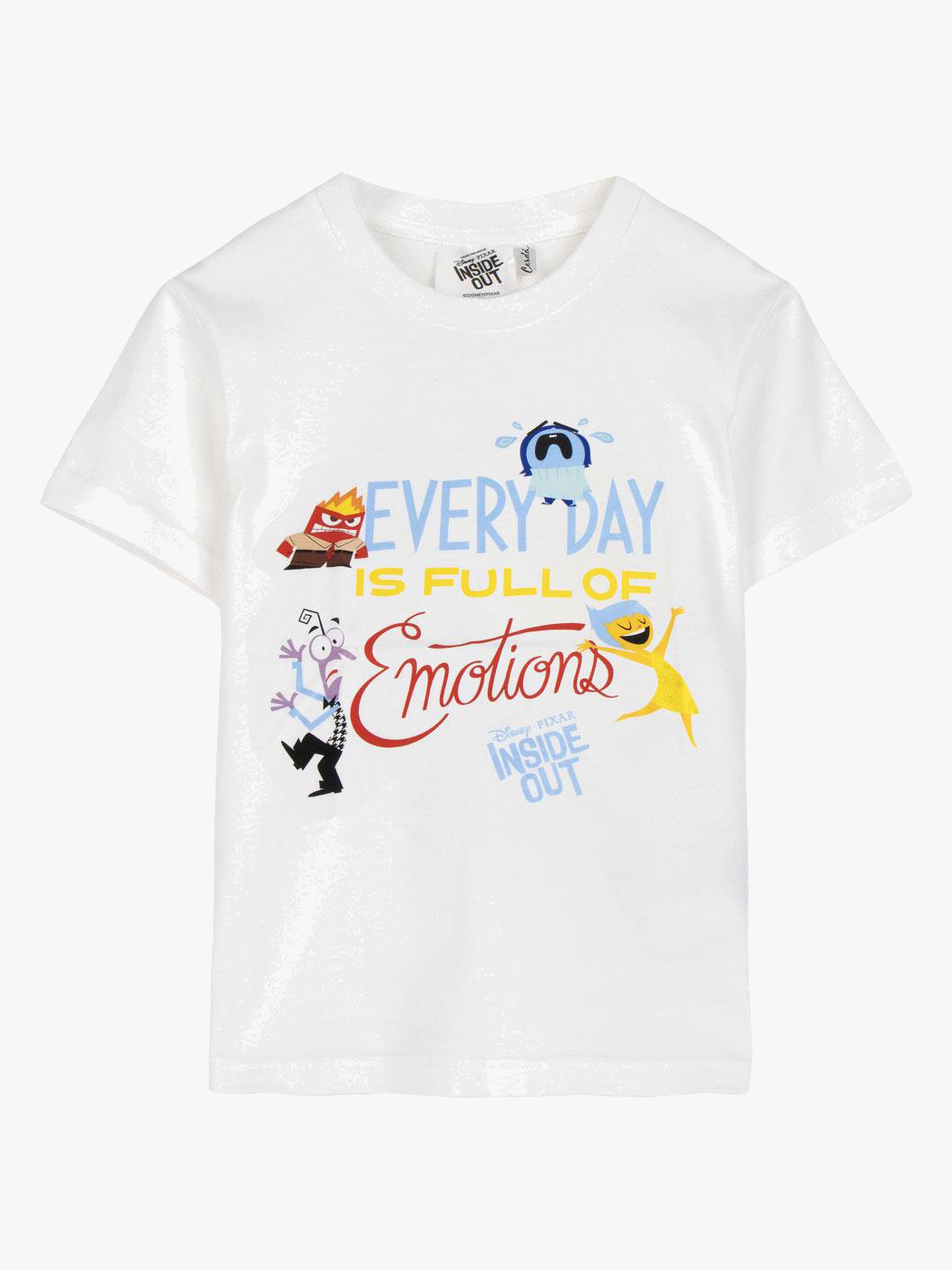 Disney Pixar Alles Steht Kopf T-Shirt, Weiß, 140-146