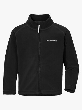 Didriksons Monte Fleecejacke, Schwarz