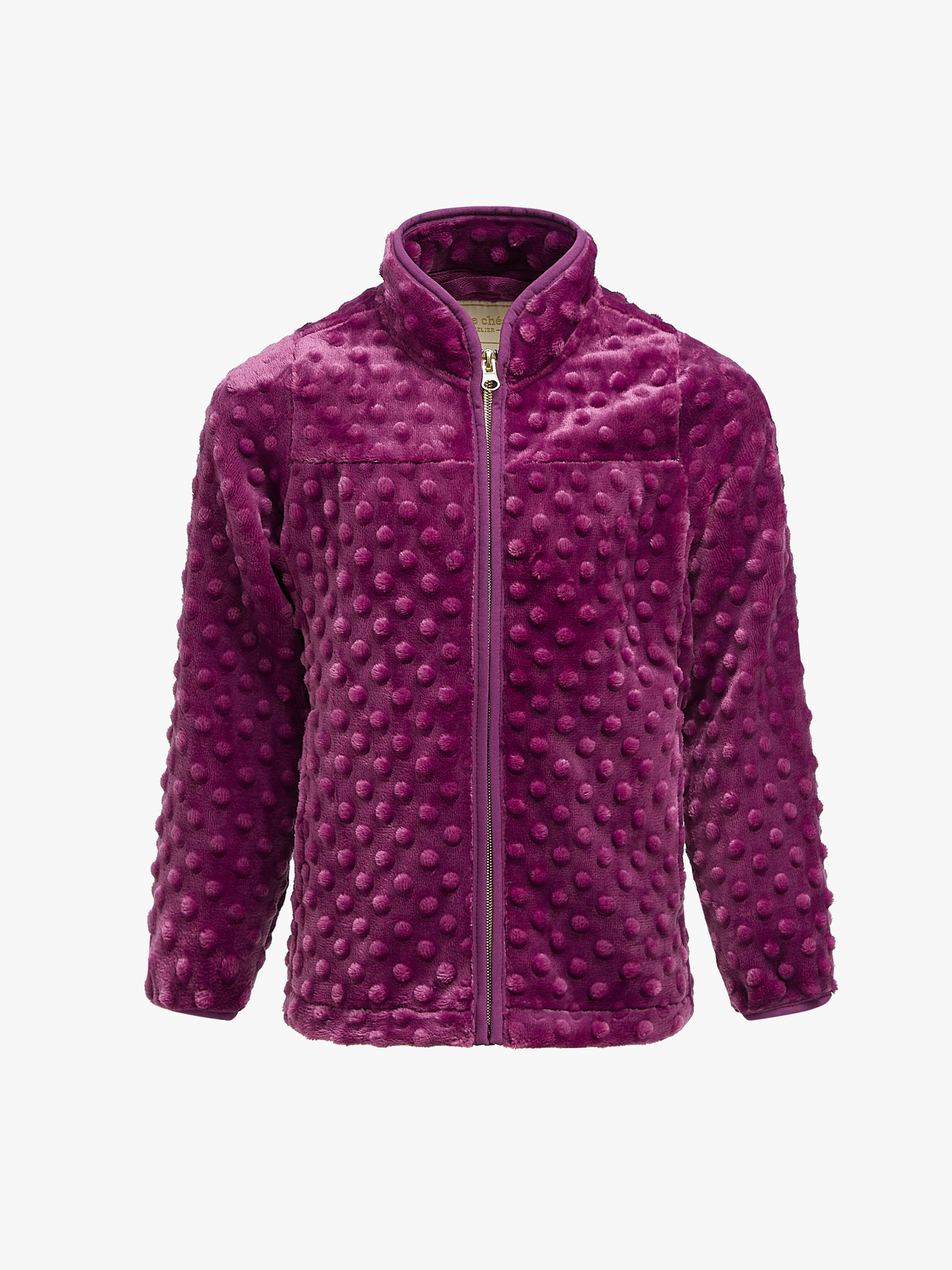 Ella Fleecejacke, Damson, 110-116