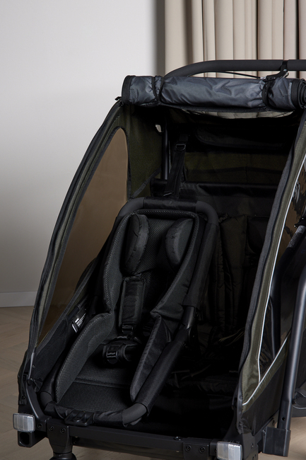 Beemoo Activity Sport Fahrradanhänger Inkl. Newborn Set, Green