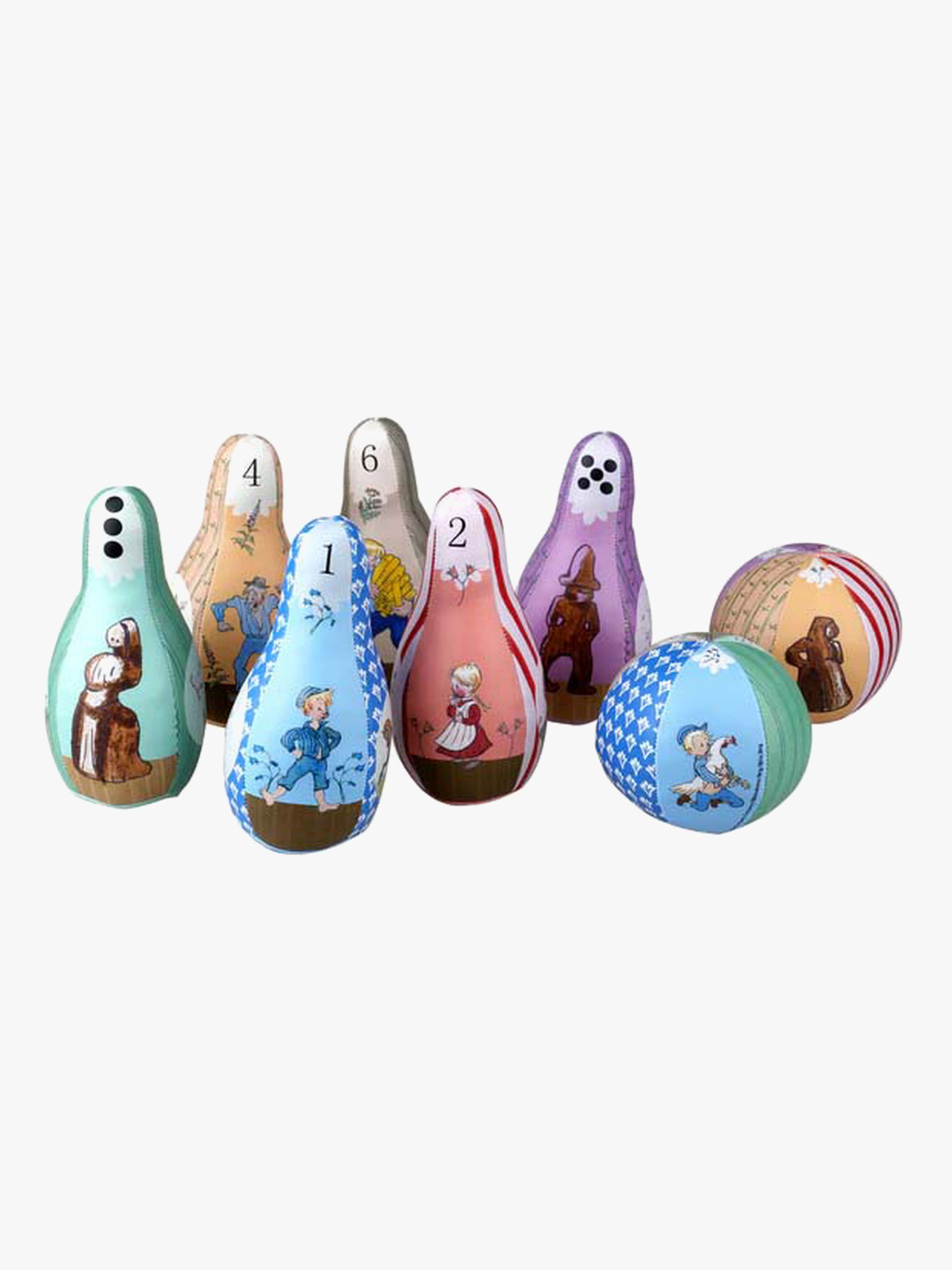 Barbo Toys Michel aus Lönneberga Weiches Bowling-Set
