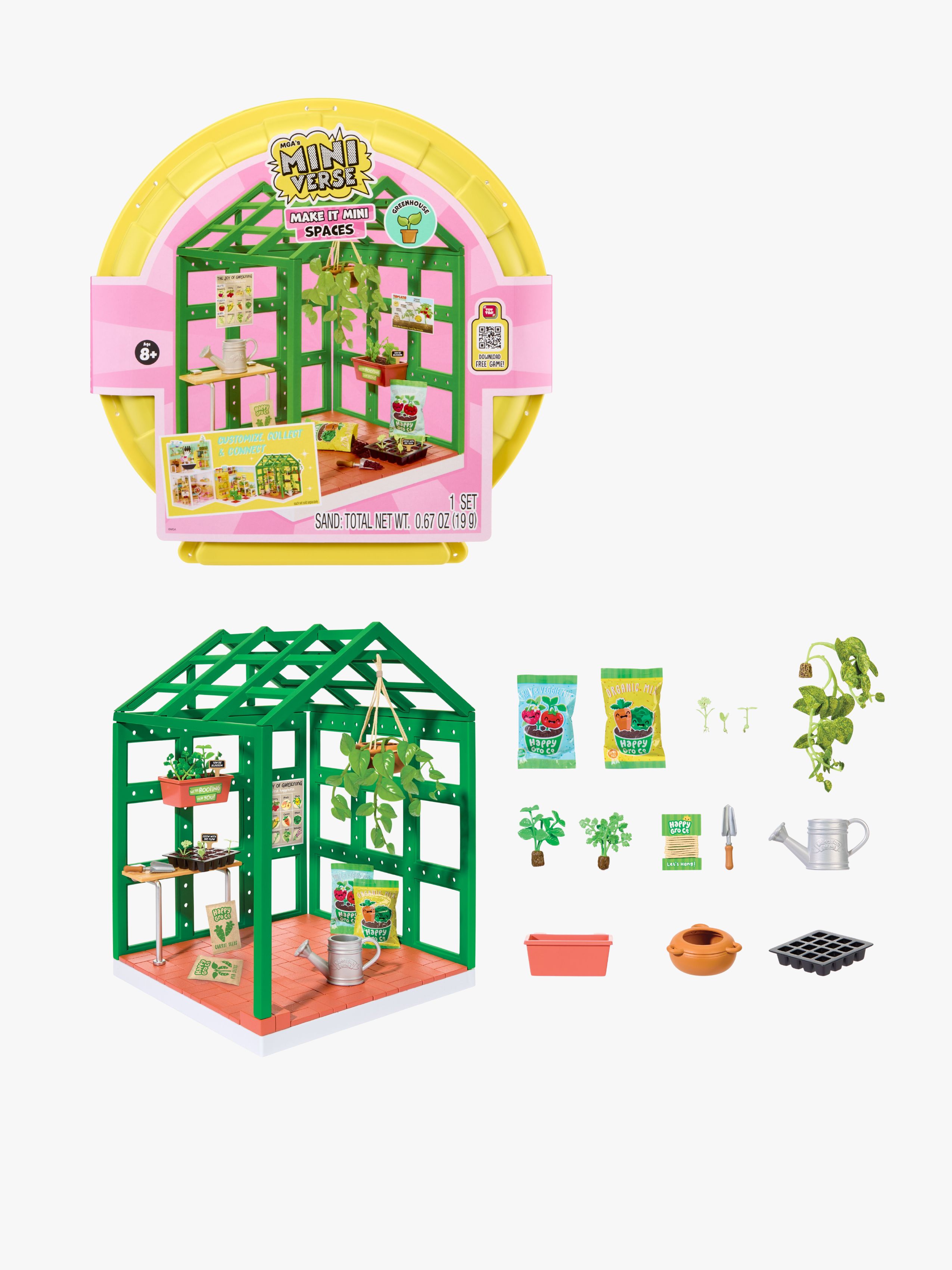 MGA's Miniverse Spaces Starter-Set Gewächshaus