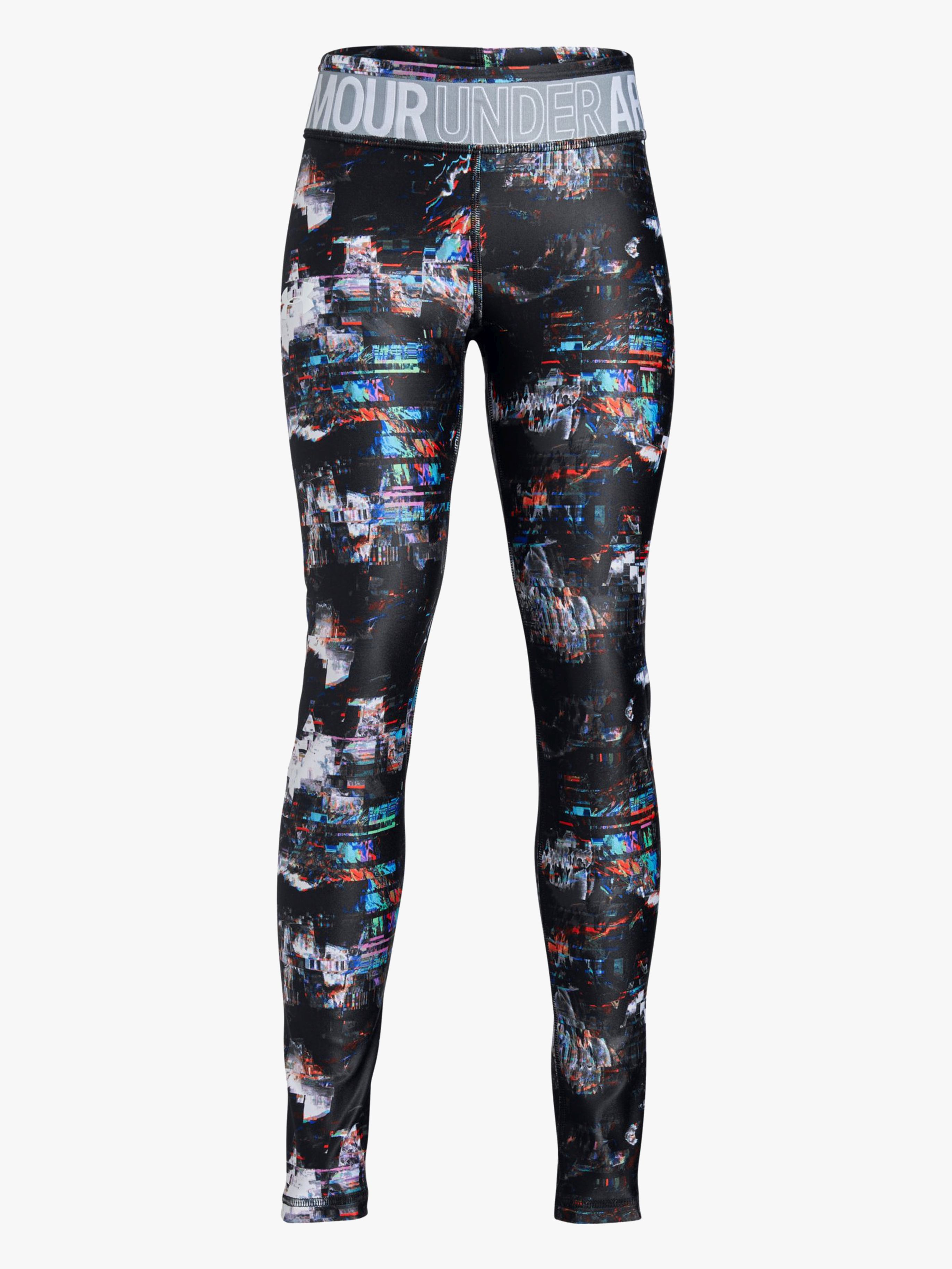 Under Armour HG Armour Novelty Leggings, Black XS
