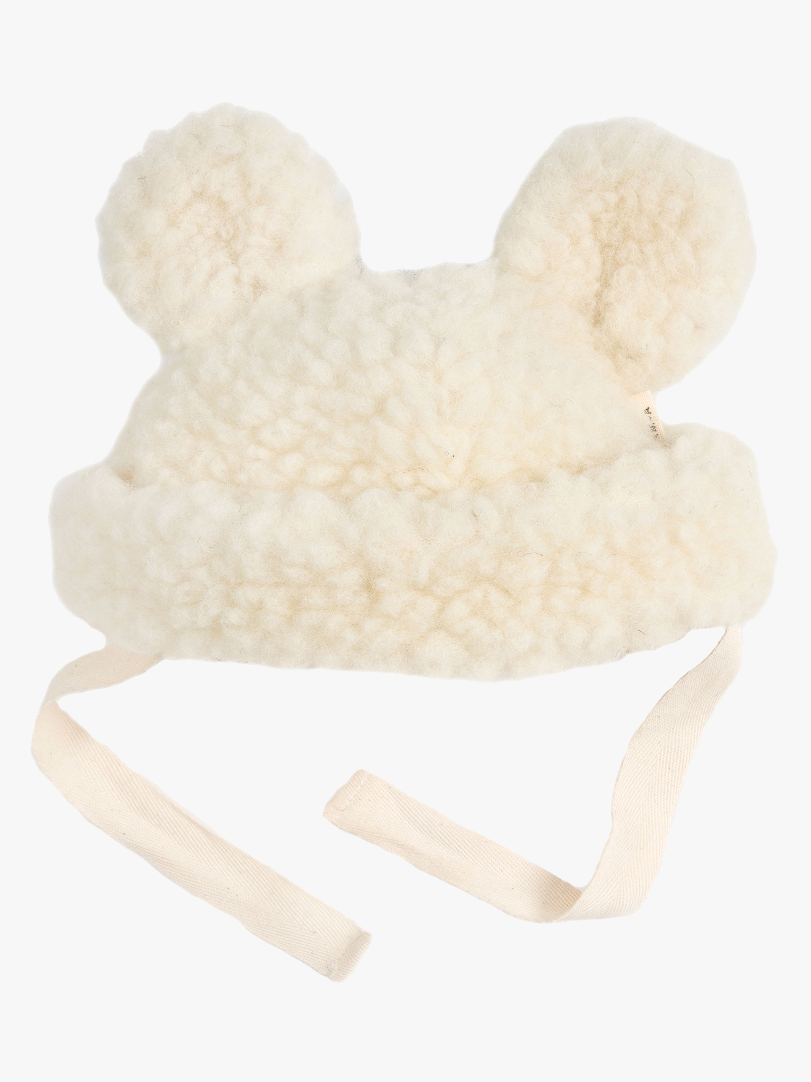 Merino Teddy Mütze, Milk, 2-3 Jahre