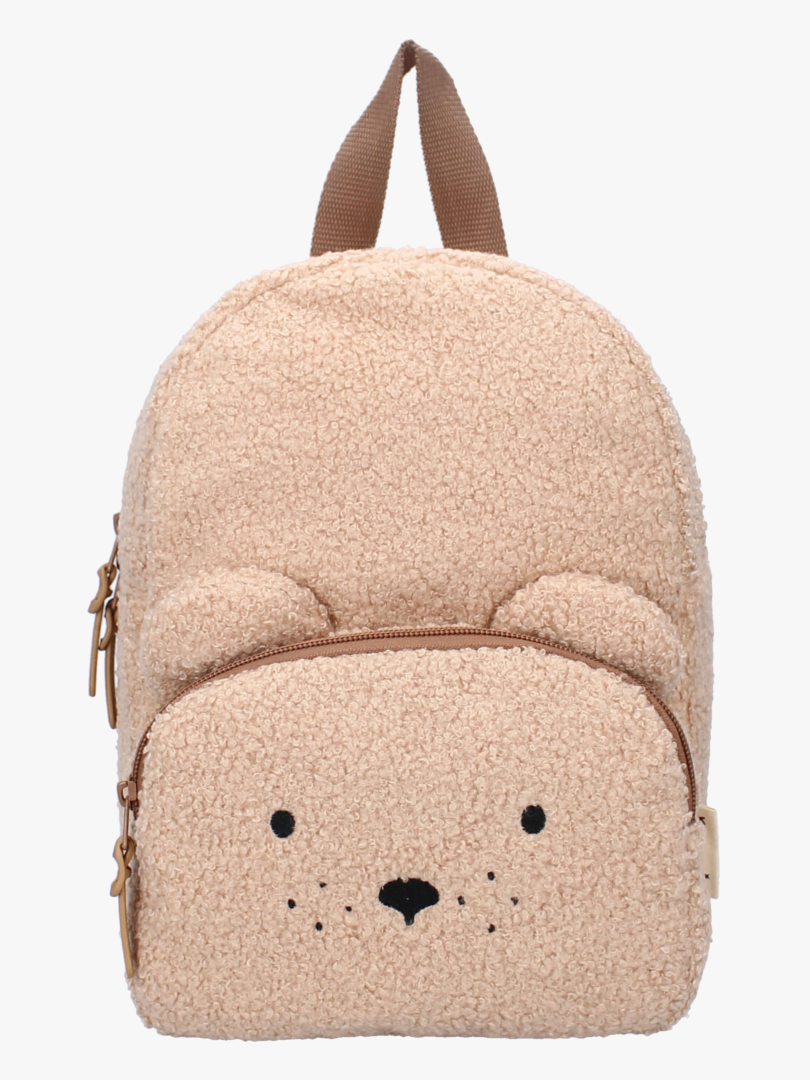 Kidzroom Teddy Kinder Rucksack Comfort Friends, Sand, Kindergartenrucksack