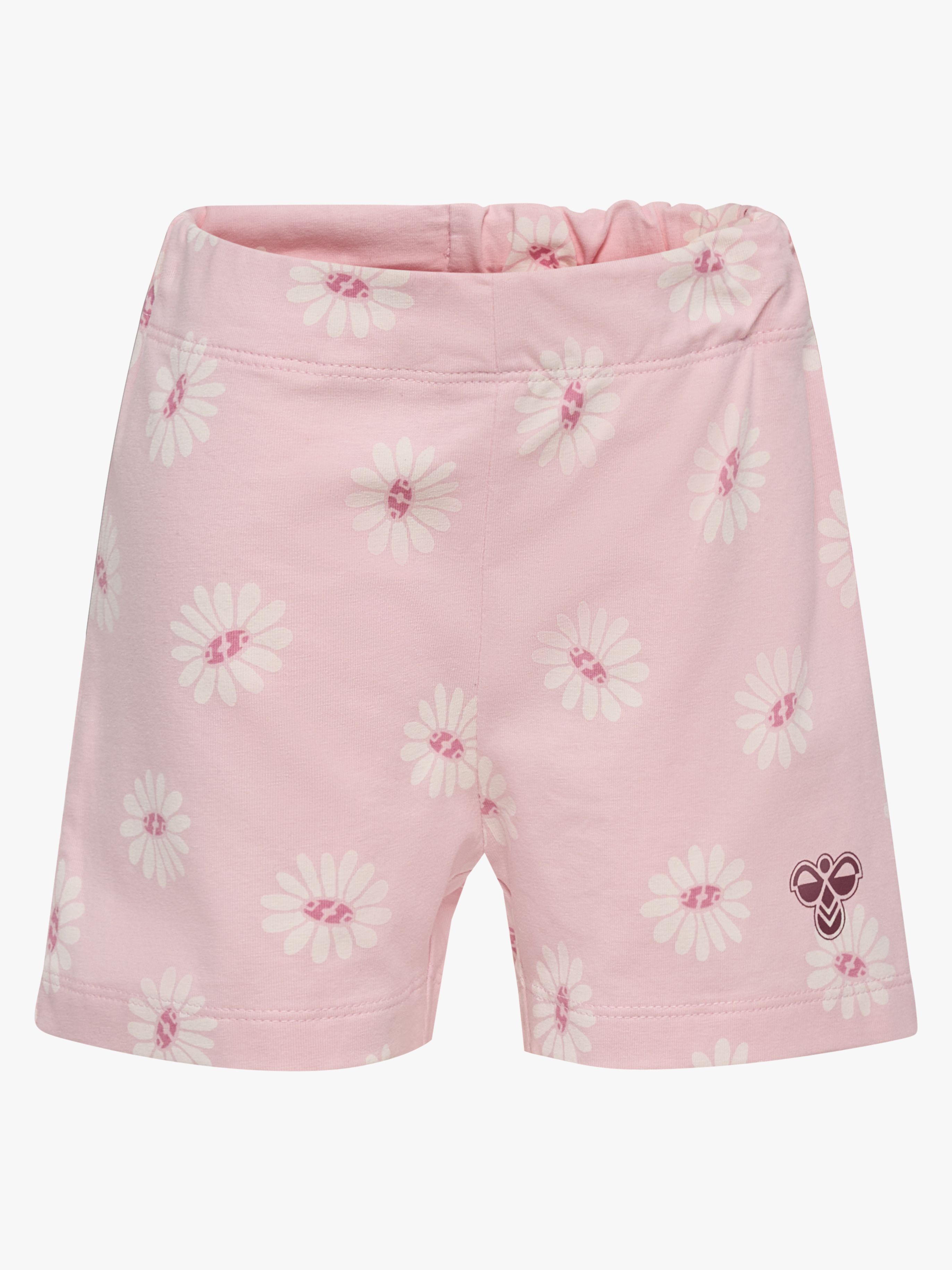 Hummel Mini Loose Flower Shorts, Pale Lilac, 98