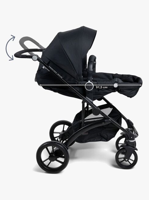 Beemoo Move 2-in-1 Kombikinderwagen, Black