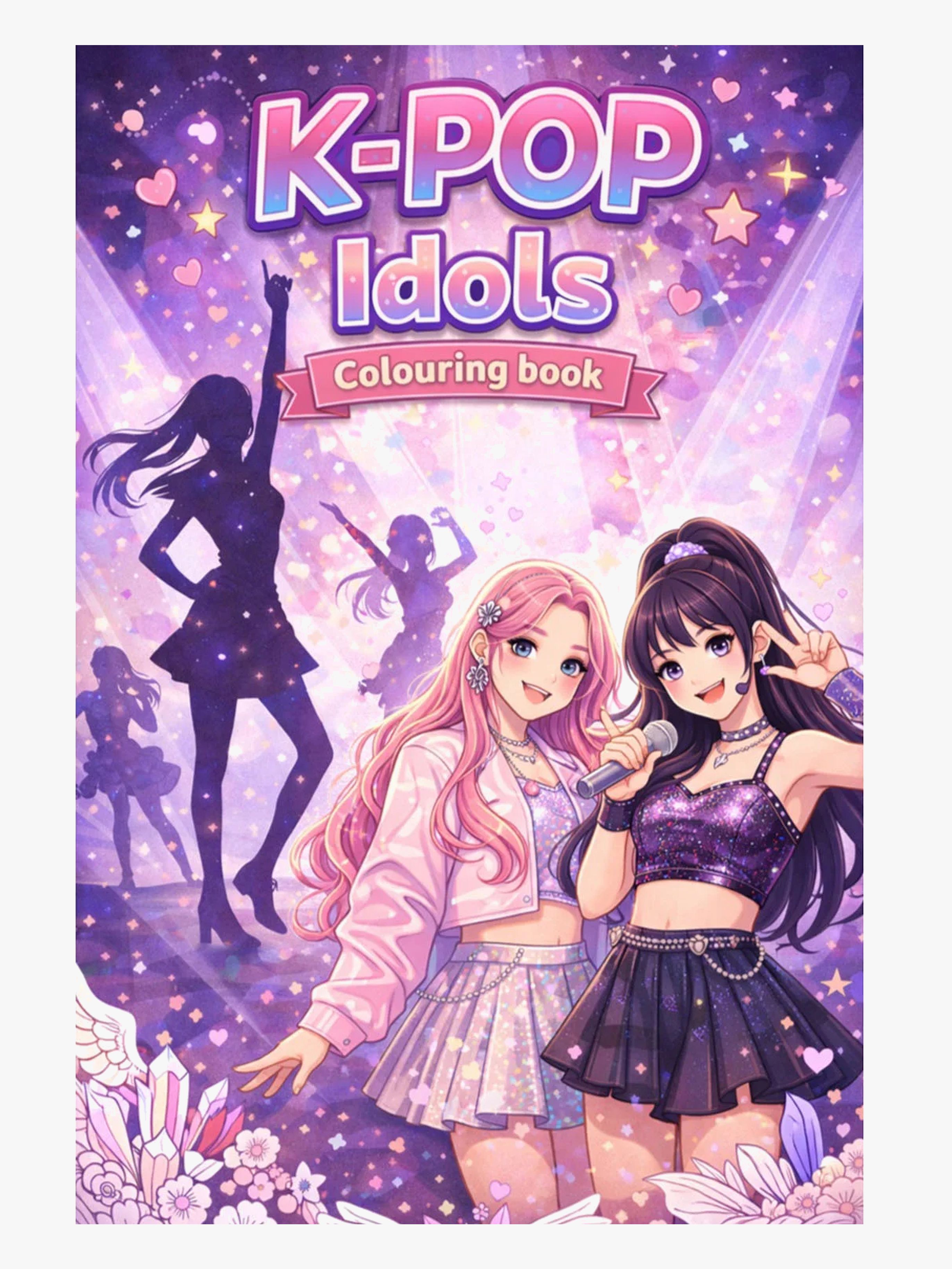 ColoursbyCPH K-POP Idols Malbuch