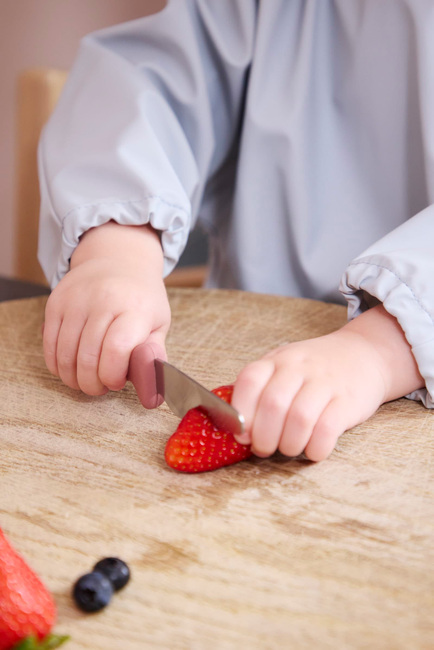 FILIBABBA Langärmliges Lätzchen, Pearl Blue