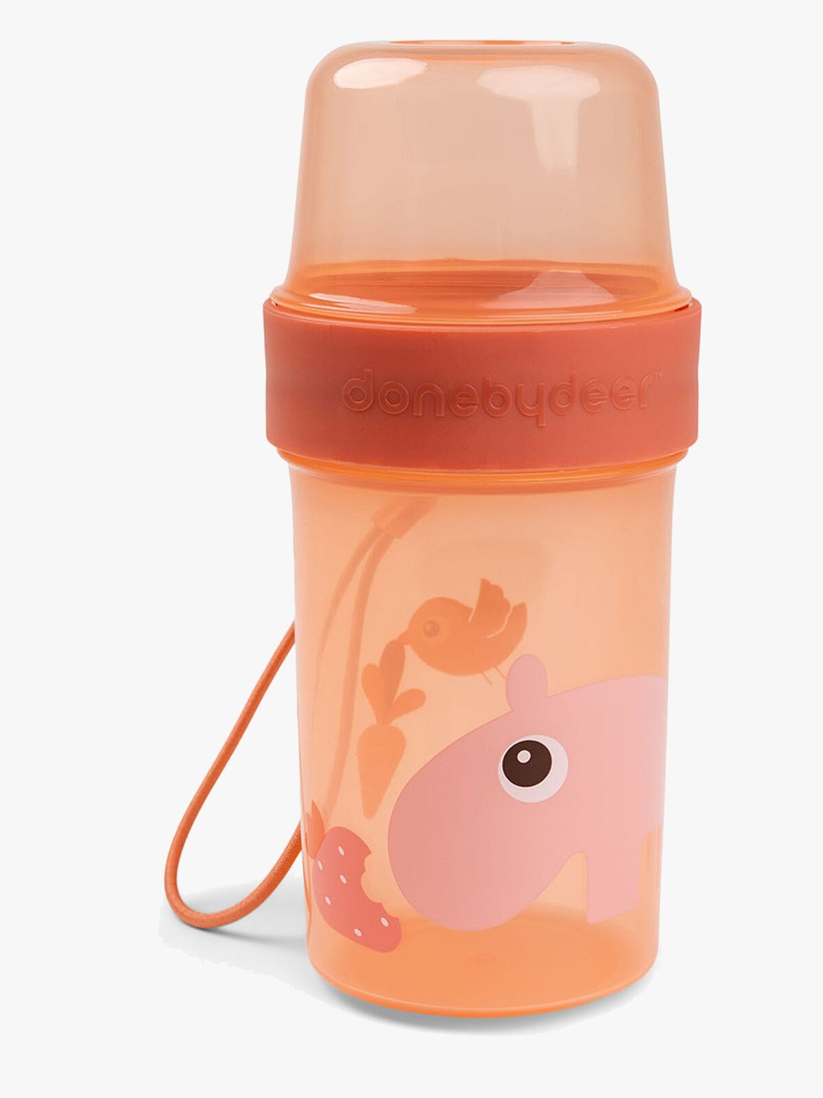 Done By Deer Ozzo To Go Two-Way Snackbehälter, Papaya