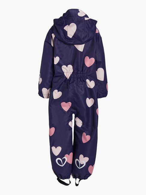Petite Chérie Atelier Lily Outdoor-Overall, Hearts Navy