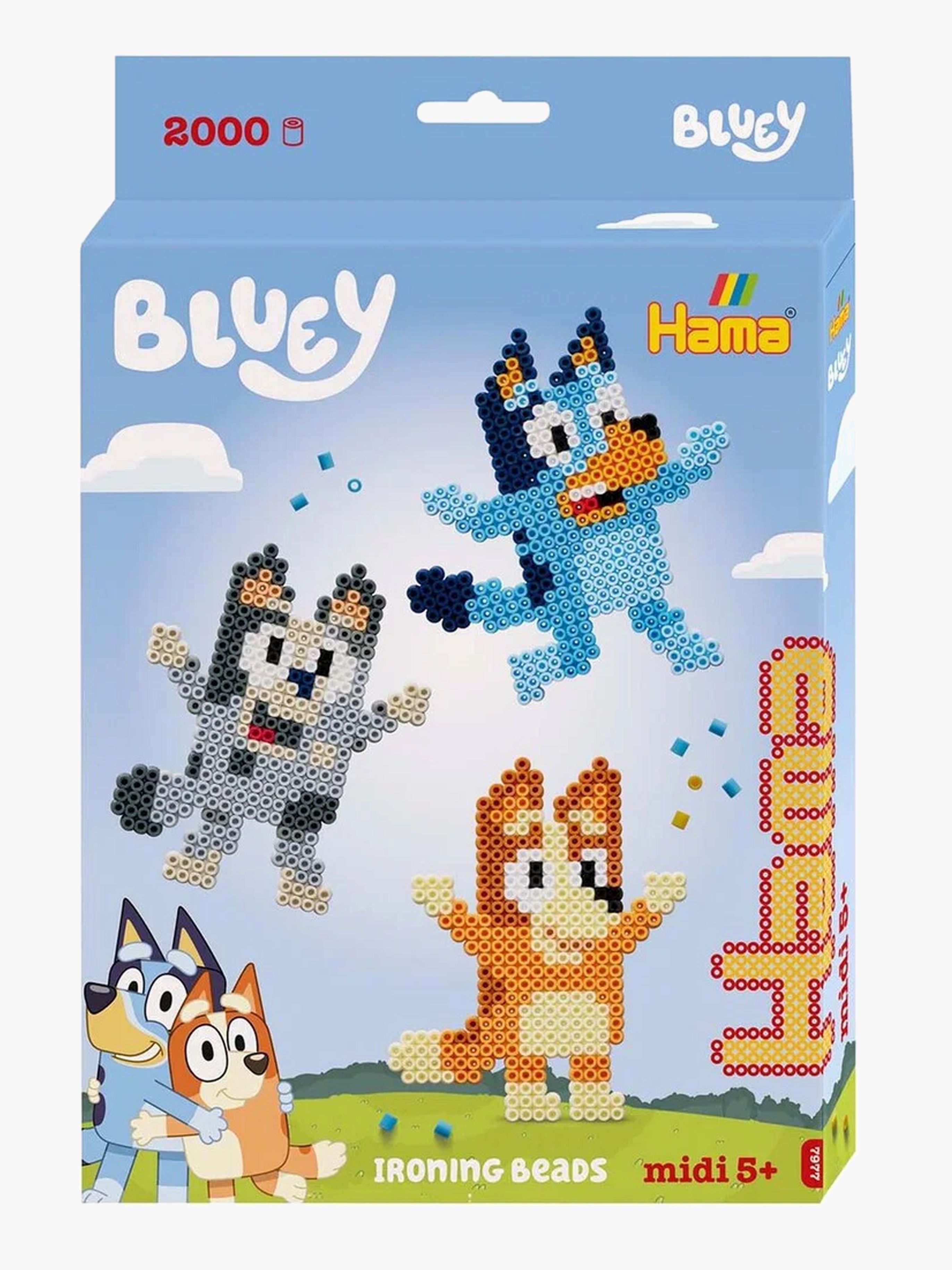 Hama Midi Bluey Perlenset 2000 Teile