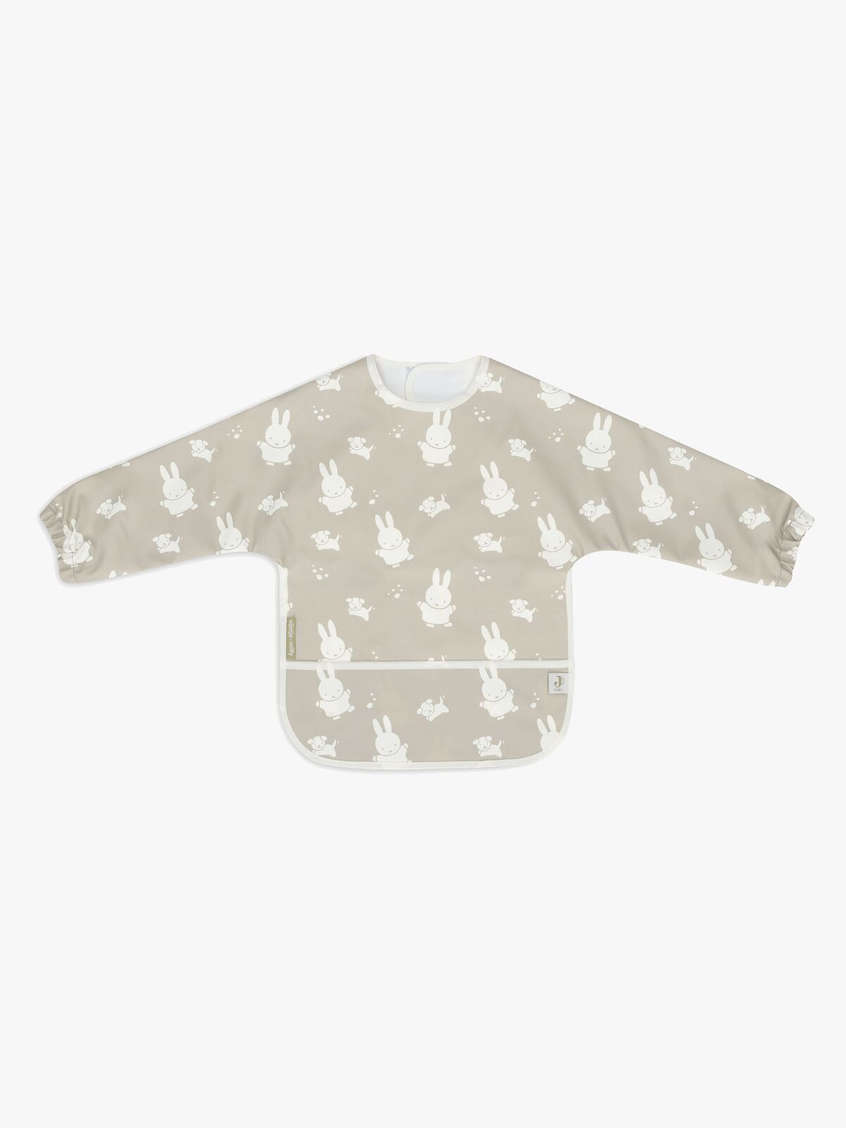 Jollein Miffy&Snuffy Langärmliges Lätzchen, Olive Green