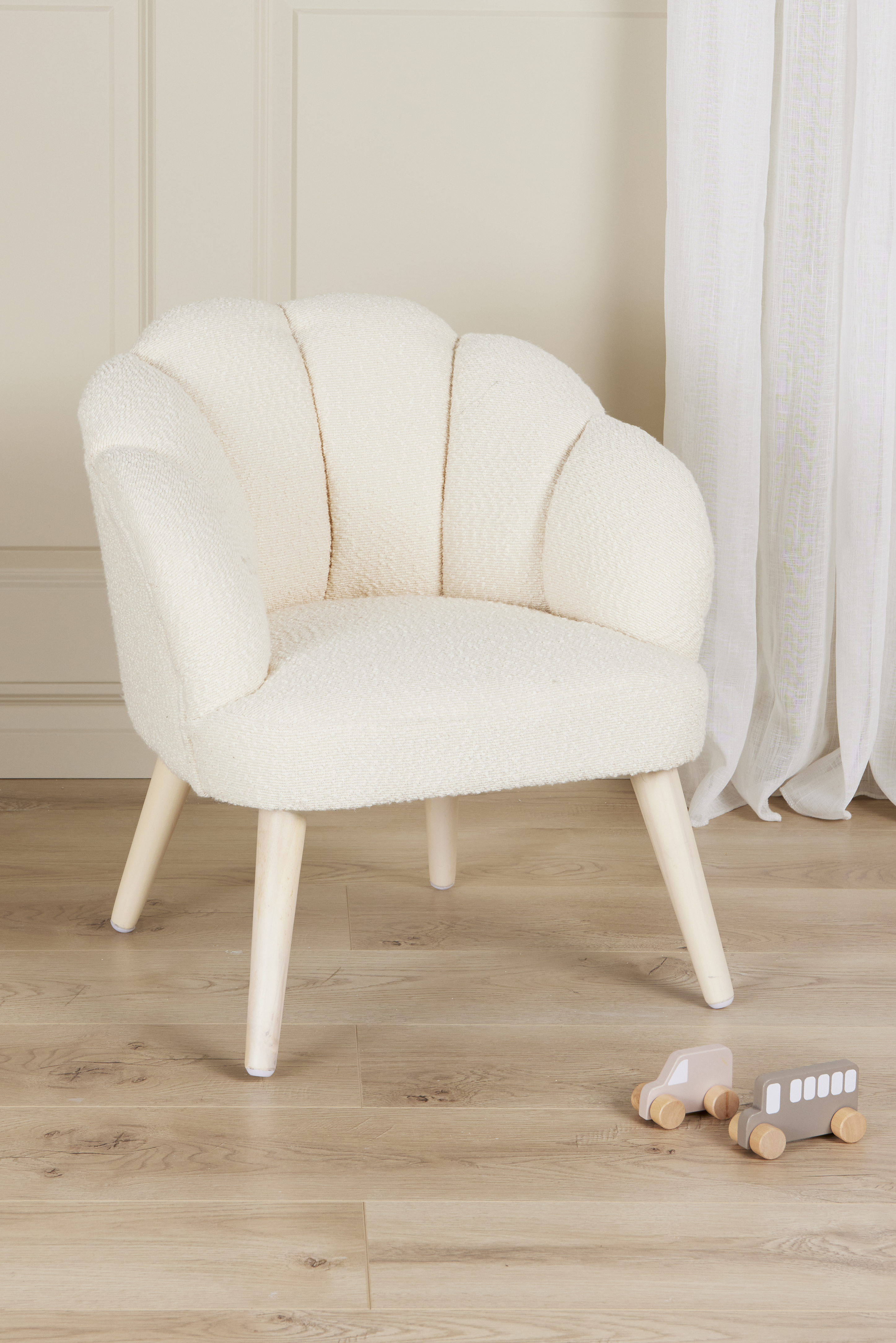 Alice &  Fox Pearla Sessel, Cream/Wood, Kindersessel
