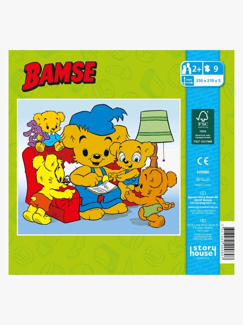 Bamse Puzzle Lesen 9 Teile