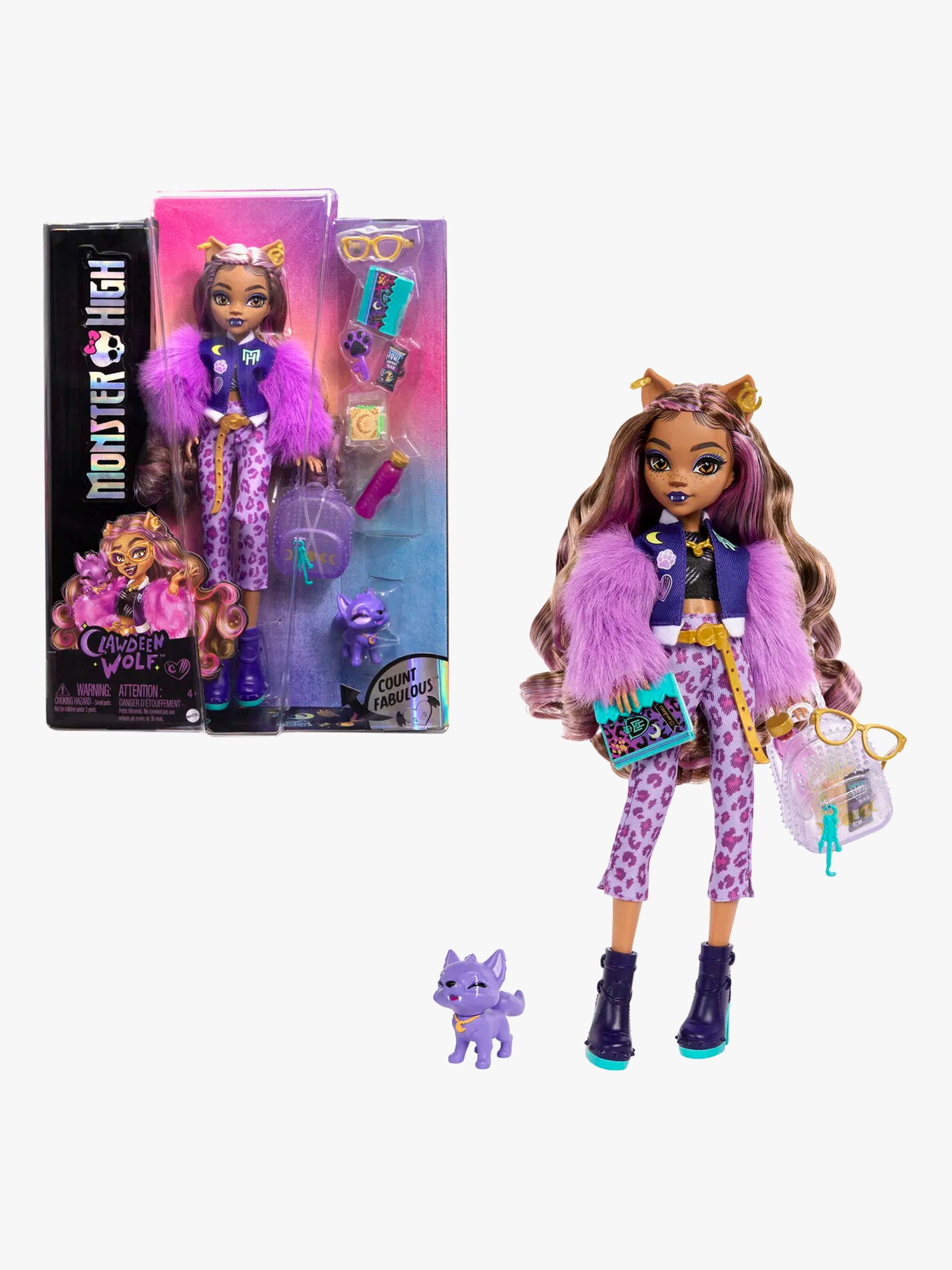 Monster High Core Puppe Clawdeen