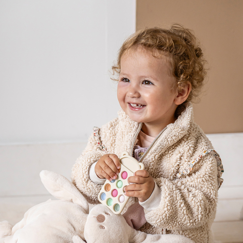 Nattou Soft Silicone Pop-it Remote Beißspielzeug