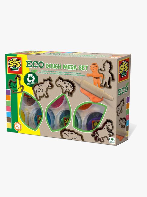 SES Creative Modelliermasse Mega-Set Öko 14 Teile