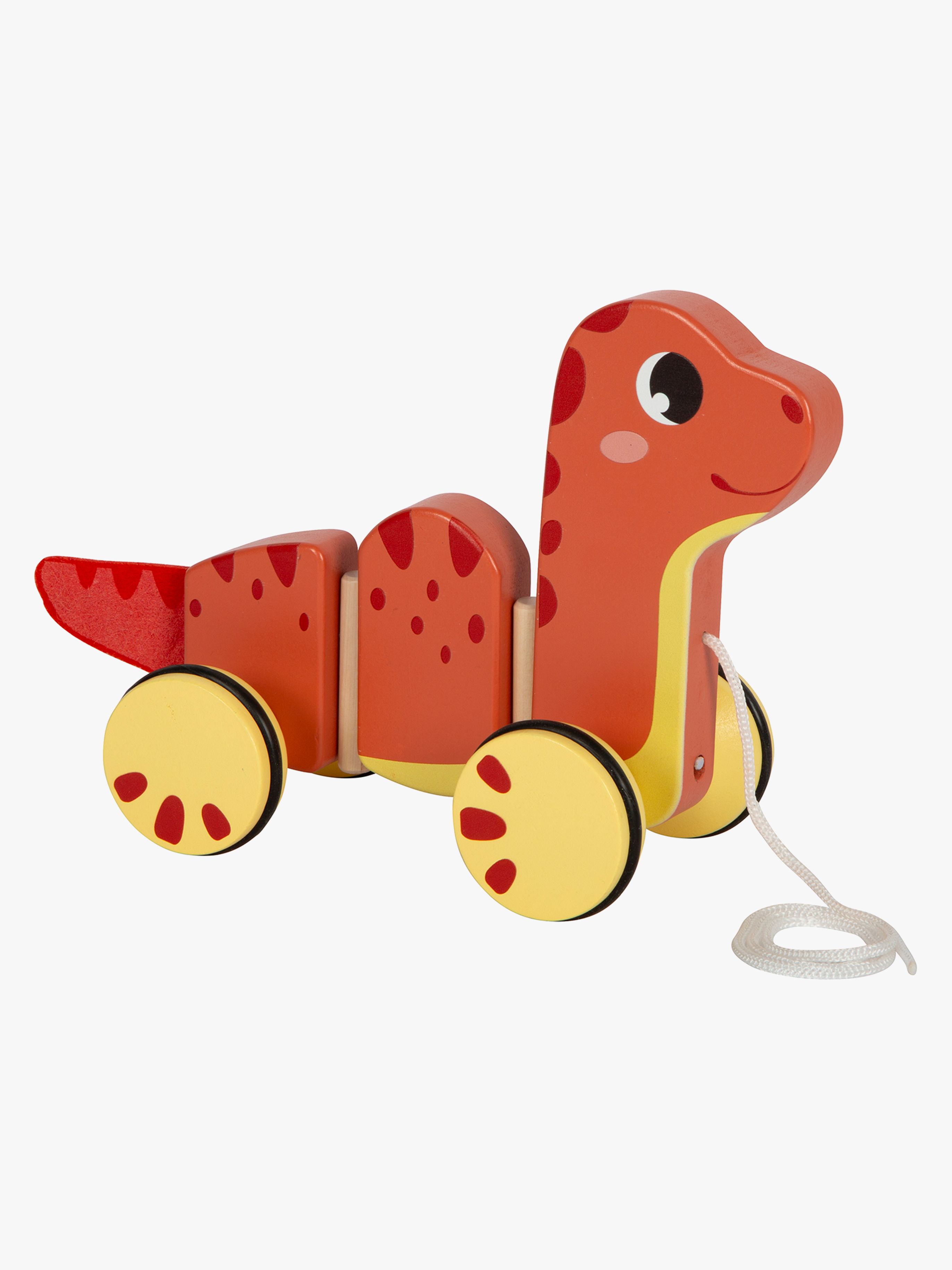 Nachziehspielzeug Dino