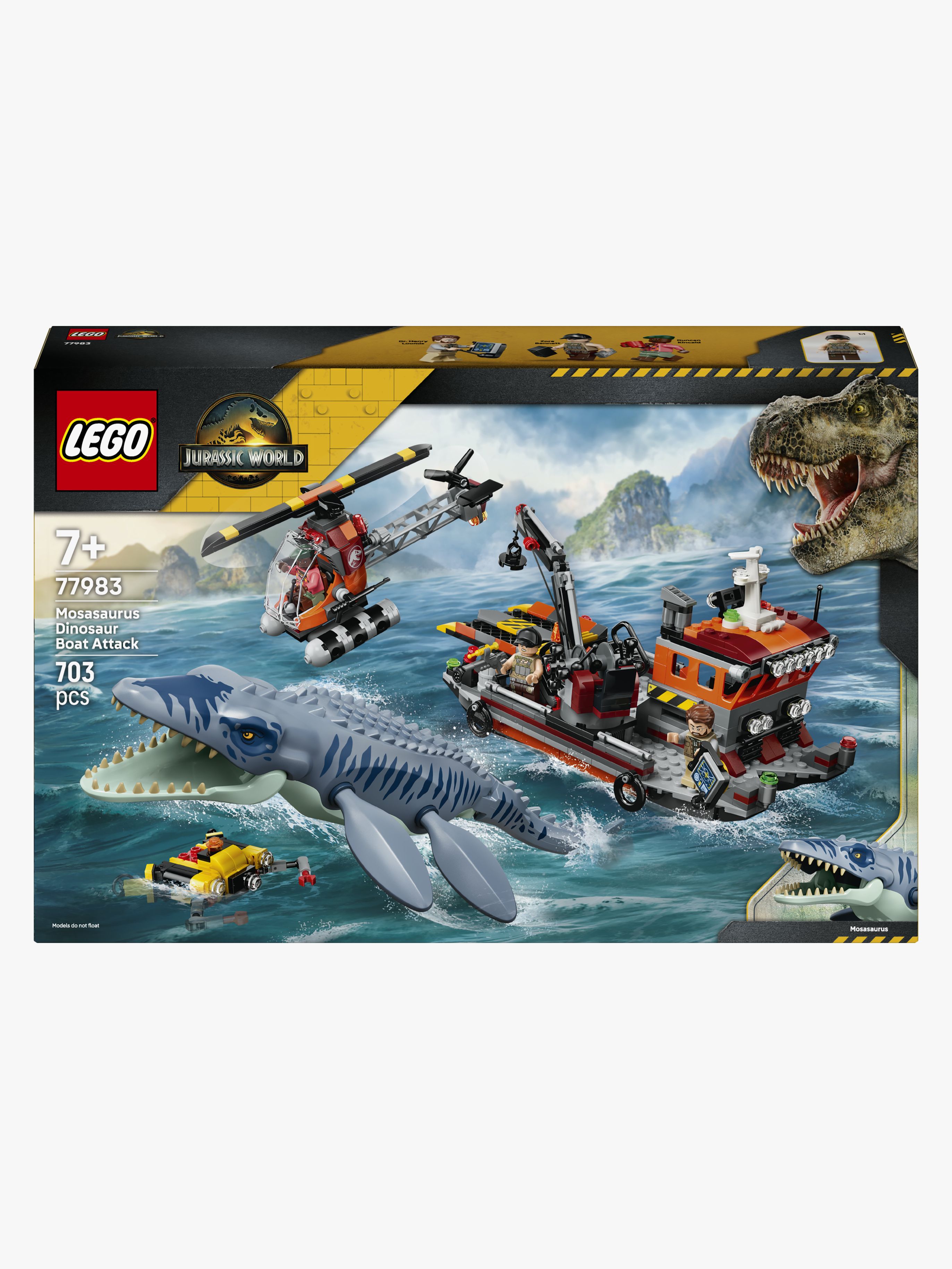 Jurassic World 77983 Mosasaurier-Angriff auf das Boot