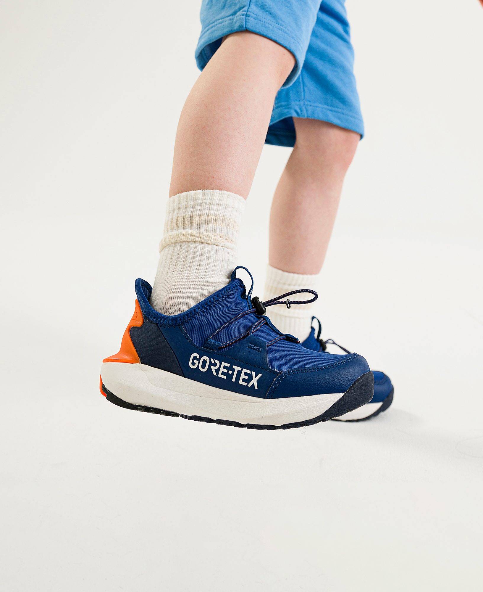 Viking QuickGo SL GTX Kinder Sneaker, Blue, 29, Kinderschuhe