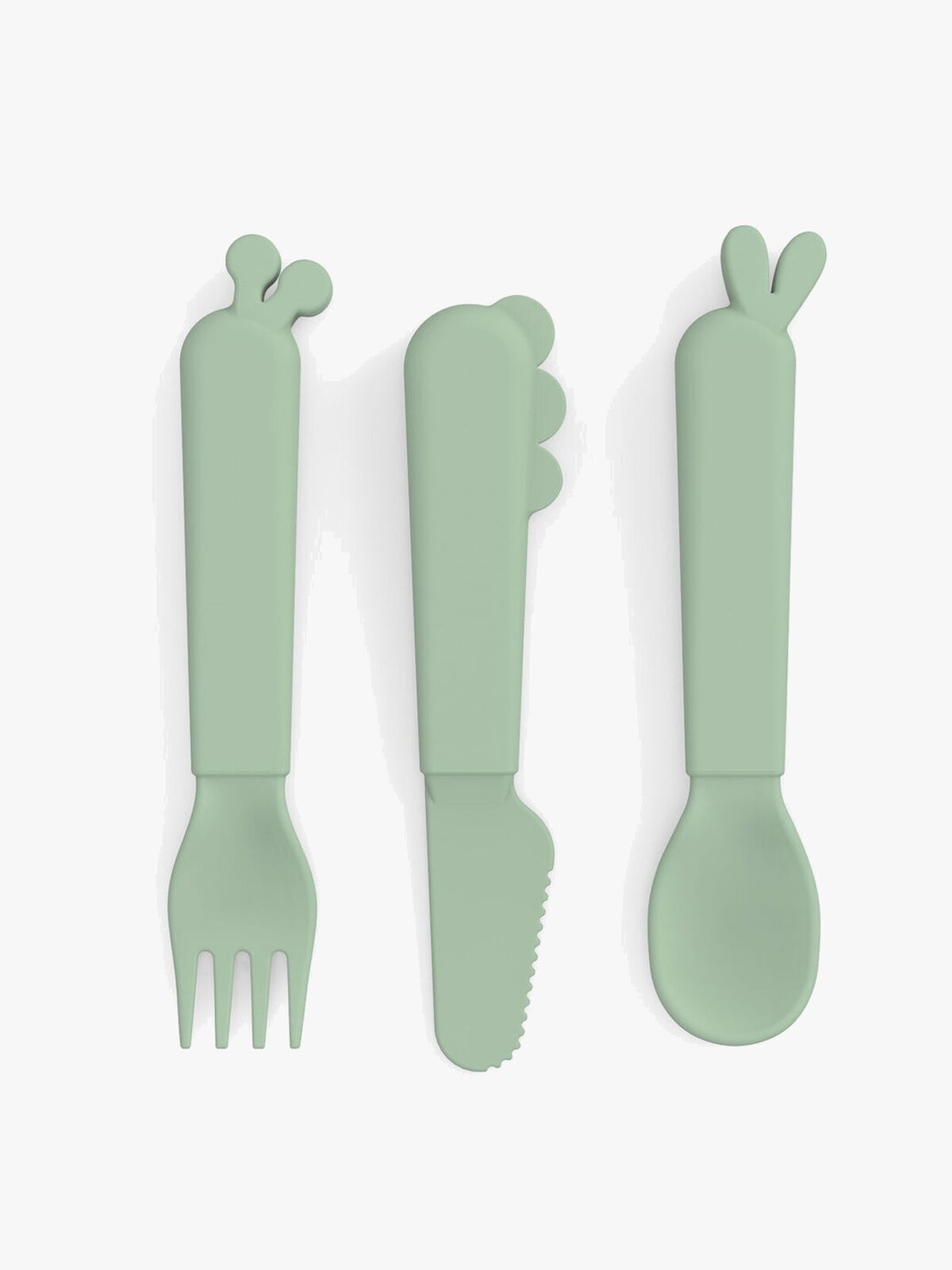 Done By Deer Friends Besteck 3er-Pack, Green