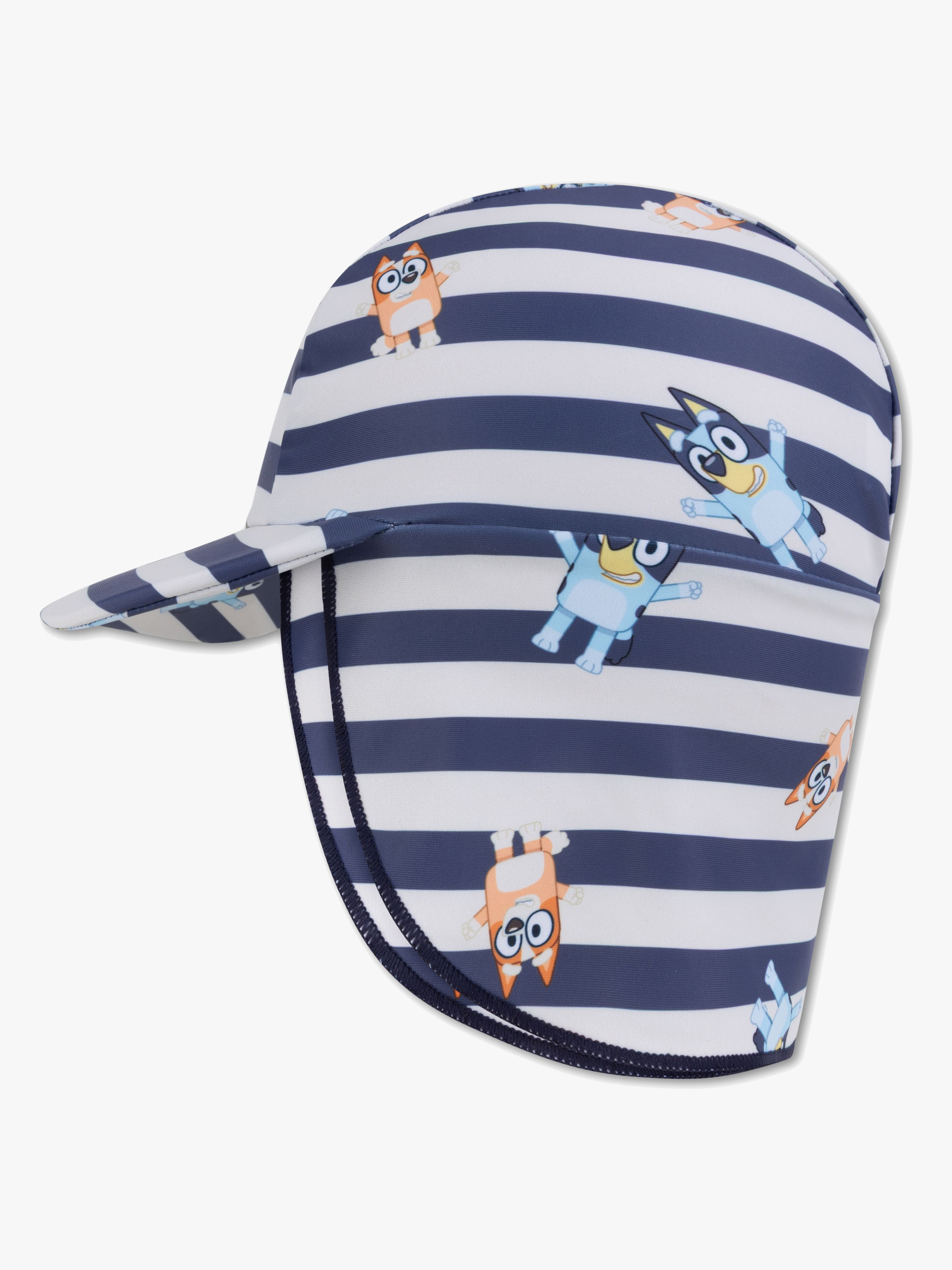 Bluey Gestreifter UV-Badehut, 2-4 Jahre
