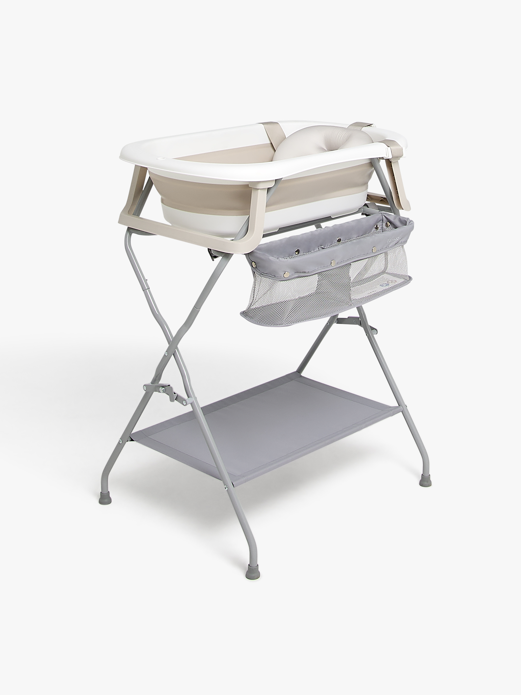 Beemoo CARE Assist Badewanne inkl. Badestütze &  Stativ, Beige