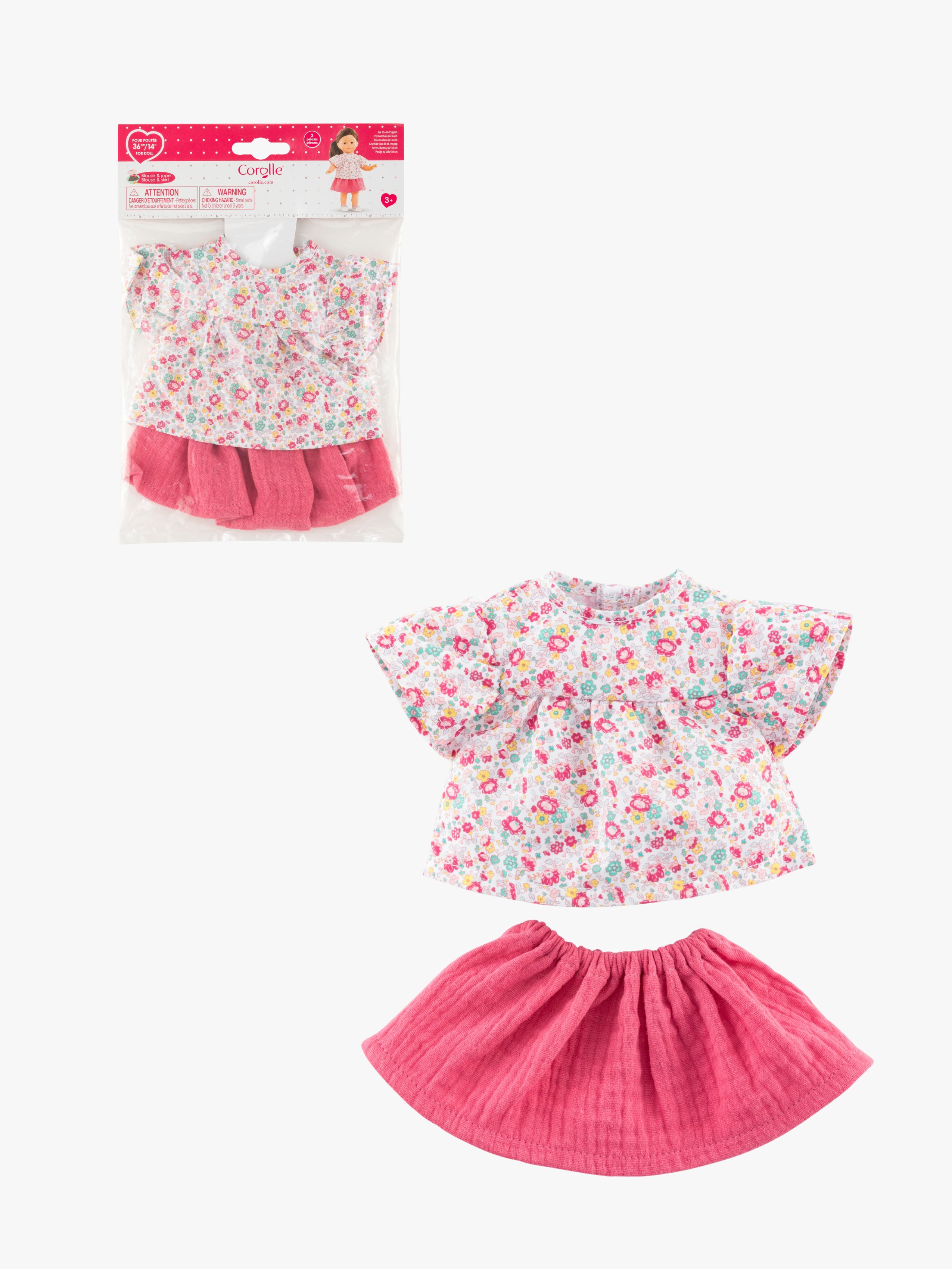 Corolle Puppenkleidung Bluse Und Rock 36 cm