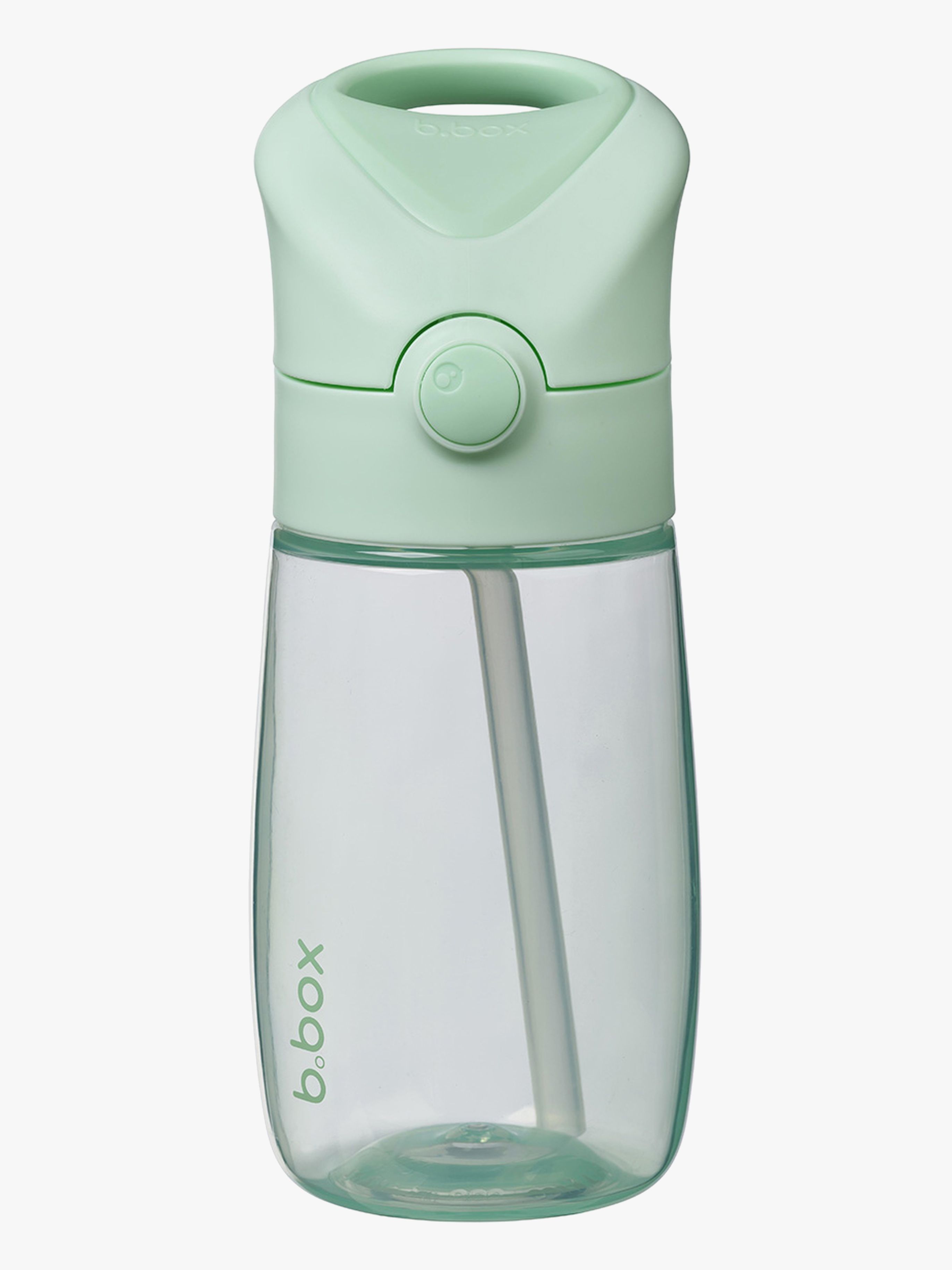 b.box Trinkflasche 380 ml mit Trinkhalm, Spearmint