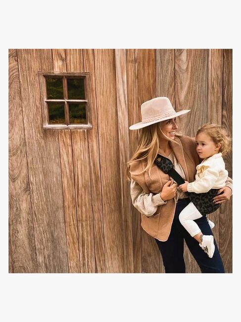 Wildride Babytrage, Grey Leopard