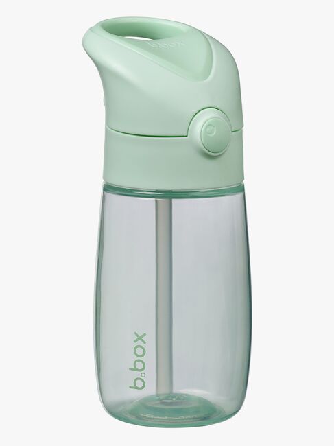b.box Trinkflasche 380 ml mit Trinkhalm, Spearmint