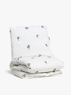 Alice & Fox ADORA Bettwäsche Wiege 70x80, Weiß