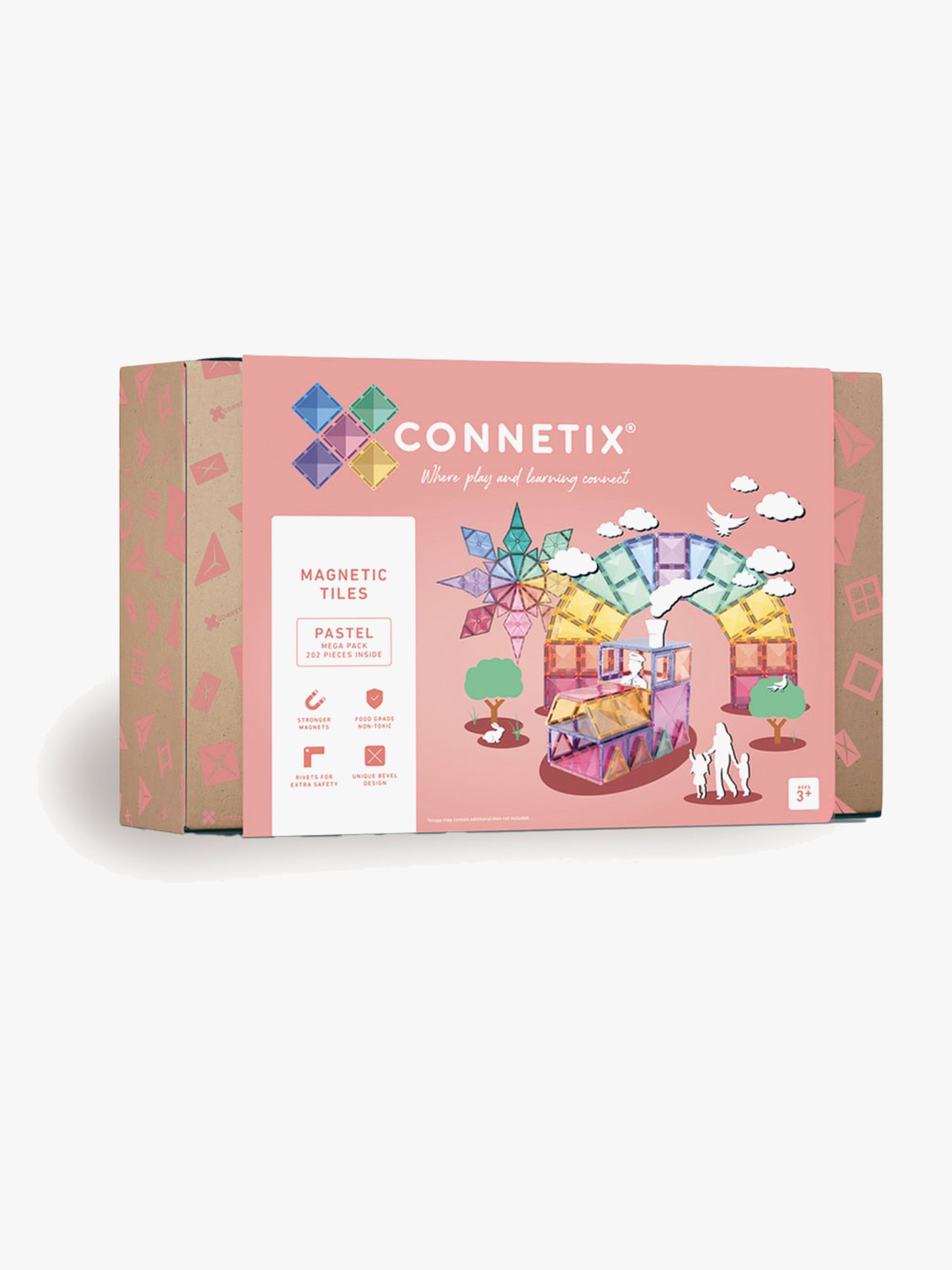 Magnetische Bauteile Pastel Mega 202 Teile