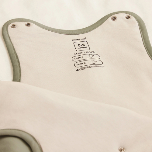 Snüz SnuzPouch Schlafsack 1.0 TOG, Sage/Cross