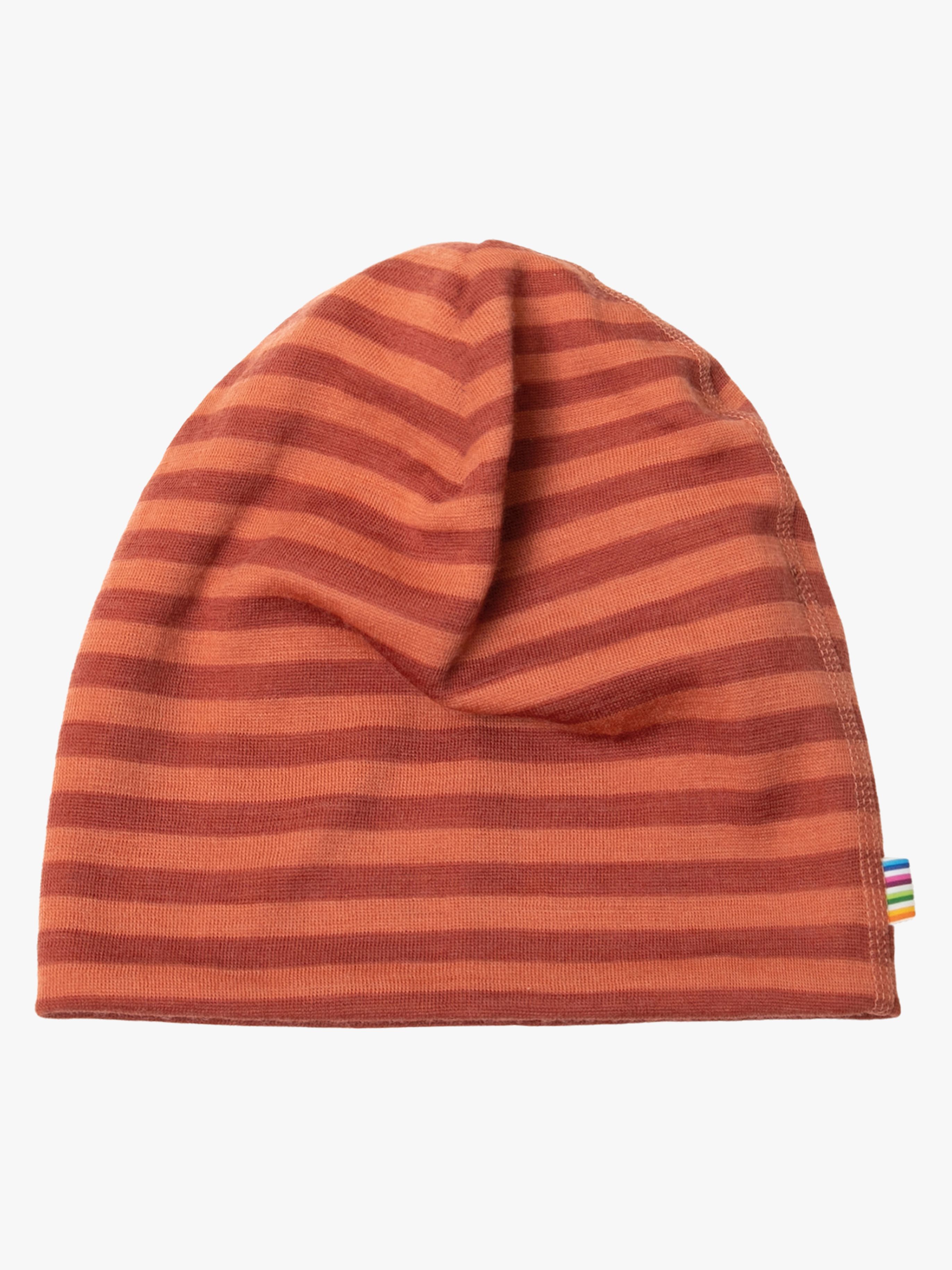 Joha Mütze Wolle, Red Stripe, 45