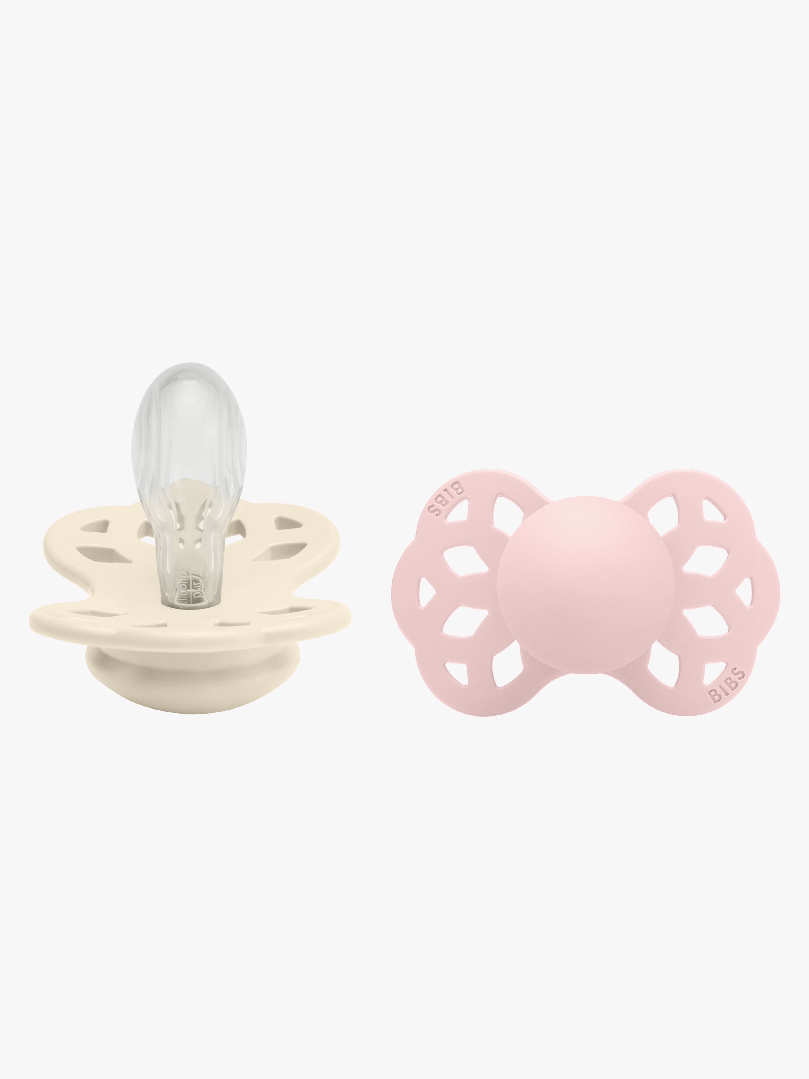 Infinity Schnuller 2er-Pack Gr. 2 Symmetrical, Ivory / Blossom