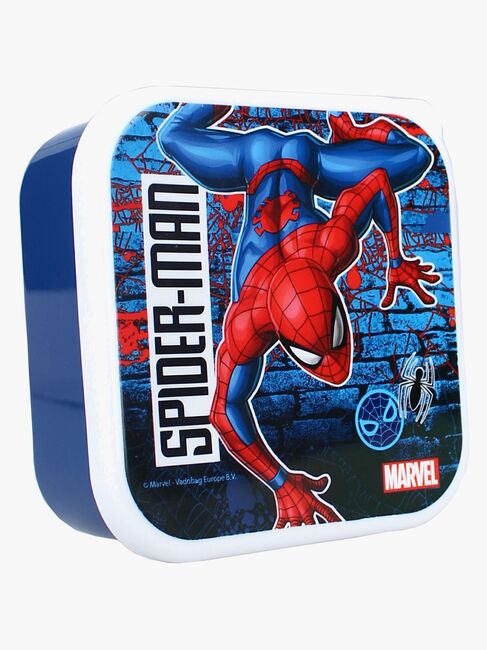 Marvel Spider-Man 3 in 1 Snackbox Let's Eat!, Marineblau