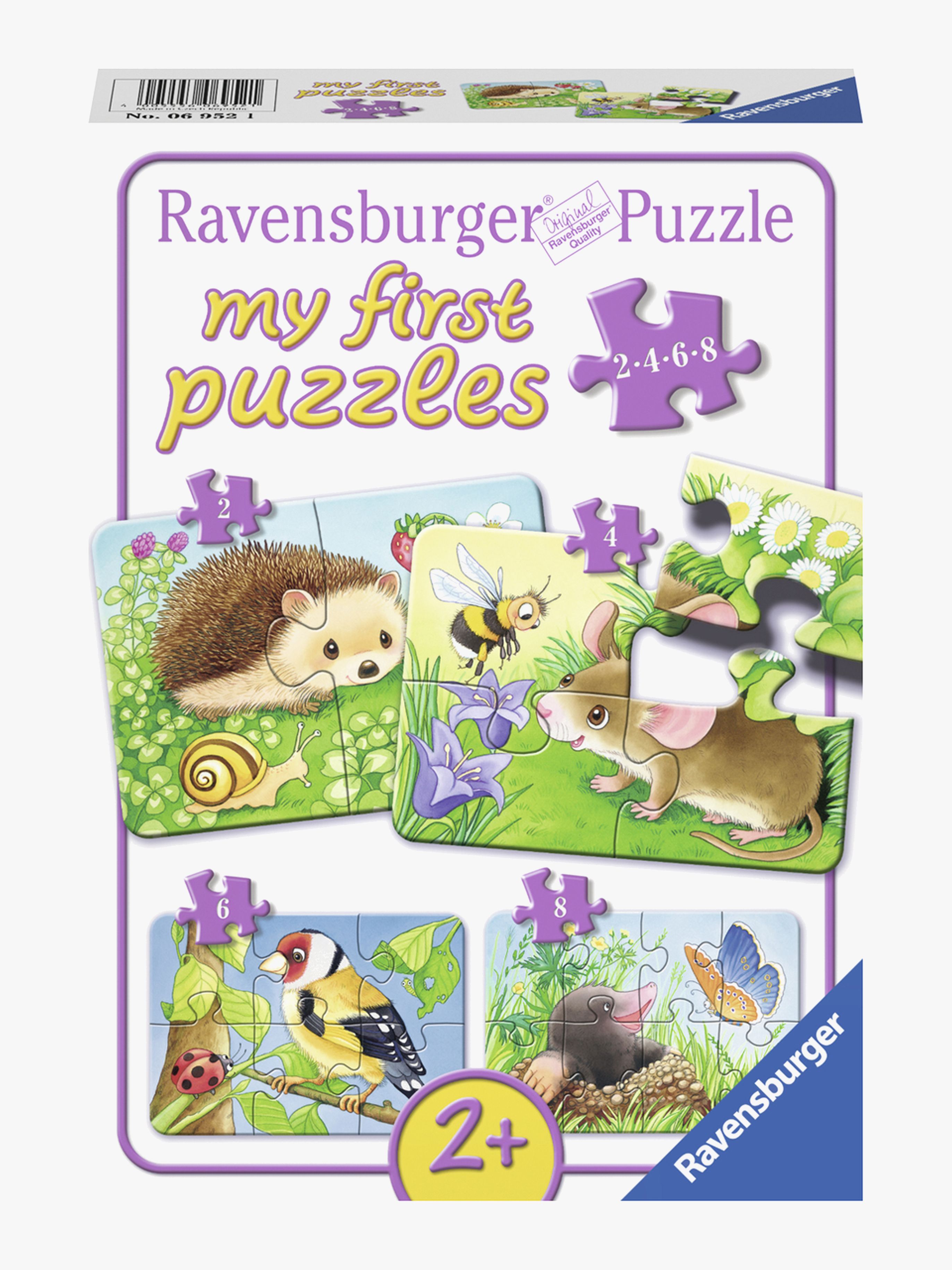 Ravensburger Puzzle Waldtiere 2, 4, 6 &  8 Teile