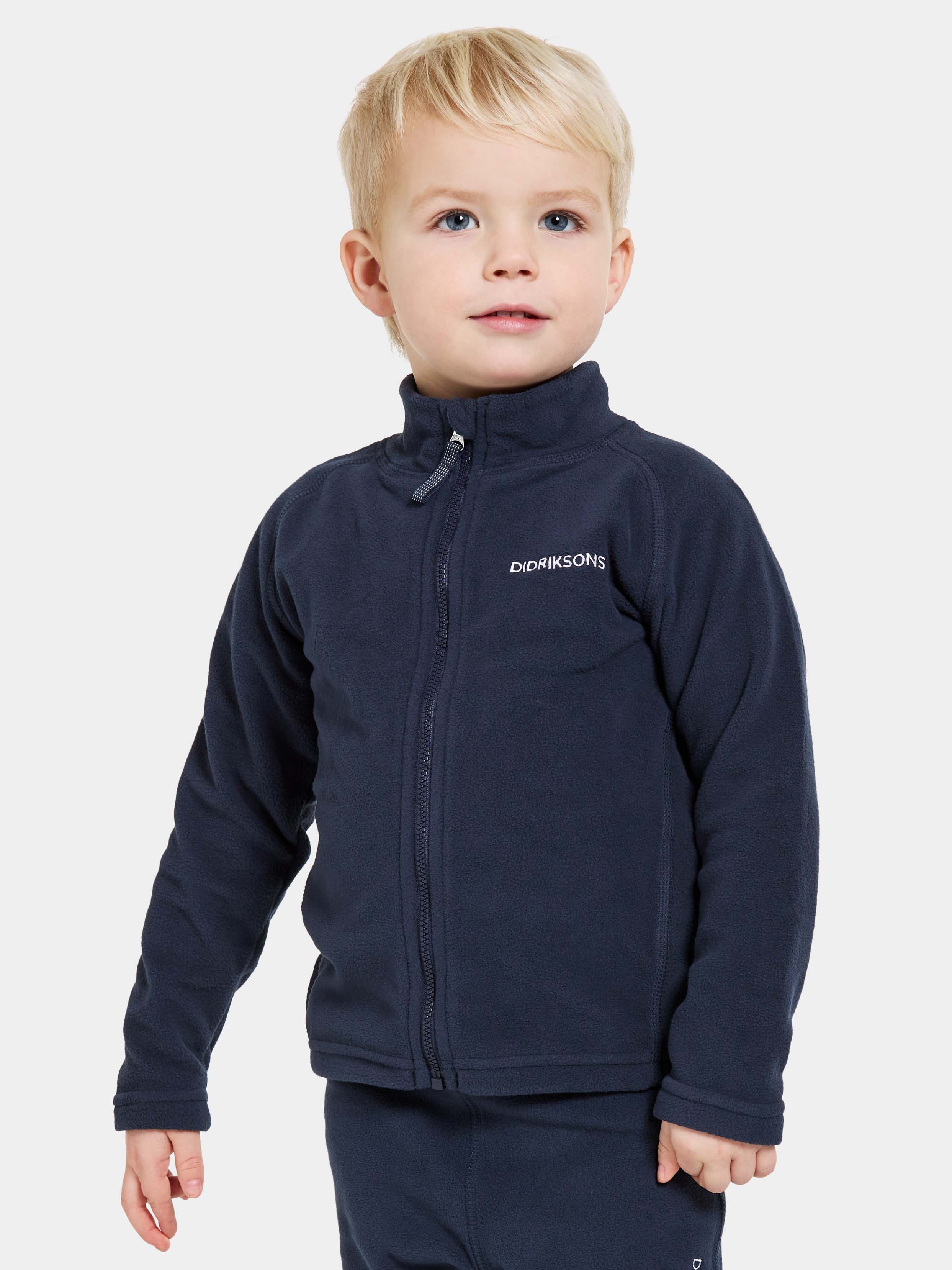 Didriksons Monte Fleecejacke, Navy, 110
