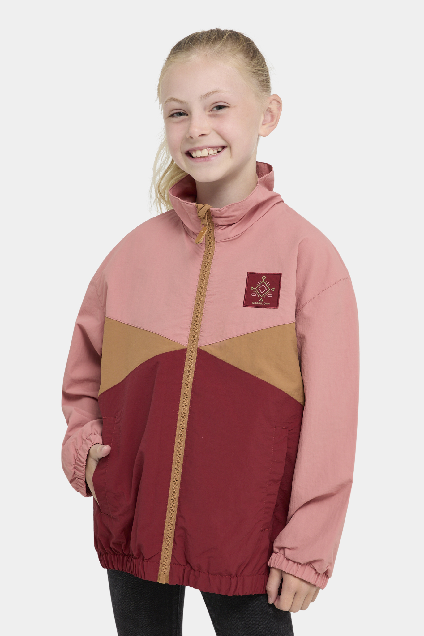Kolabacken Outdoorjacke, Rose Dawn / Madder Brown / Sesam, 134-140