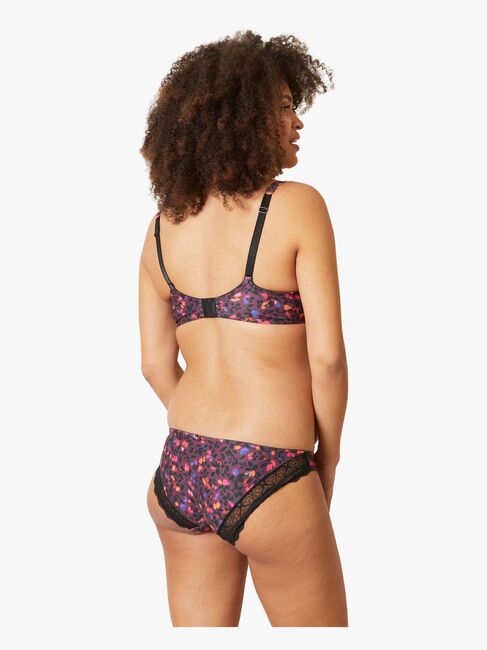 Cache Coeur Lilly Umstandsunterhose, Black/Pink Flower