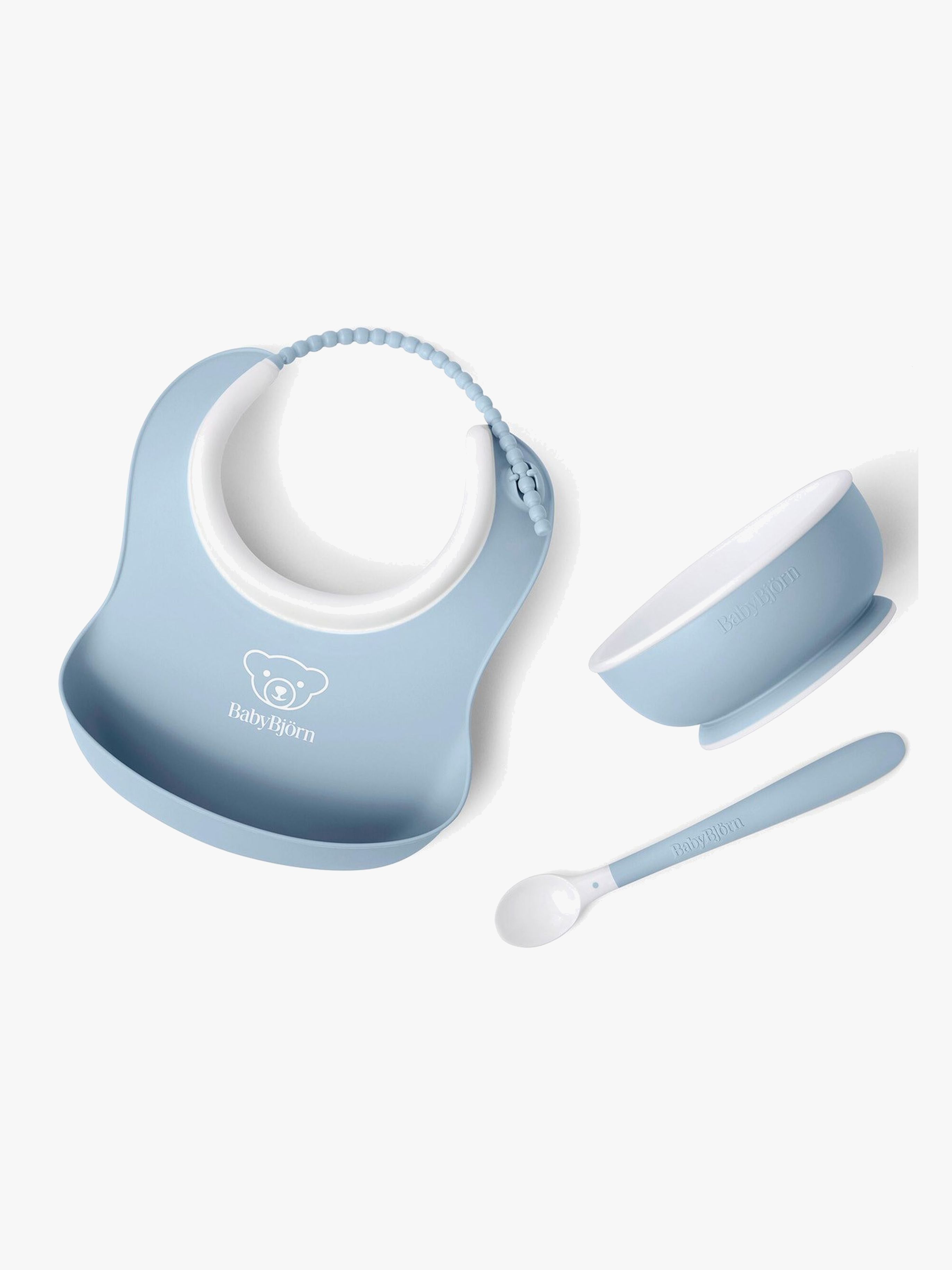 Geschirr-Set 3-teilig, Blassblau