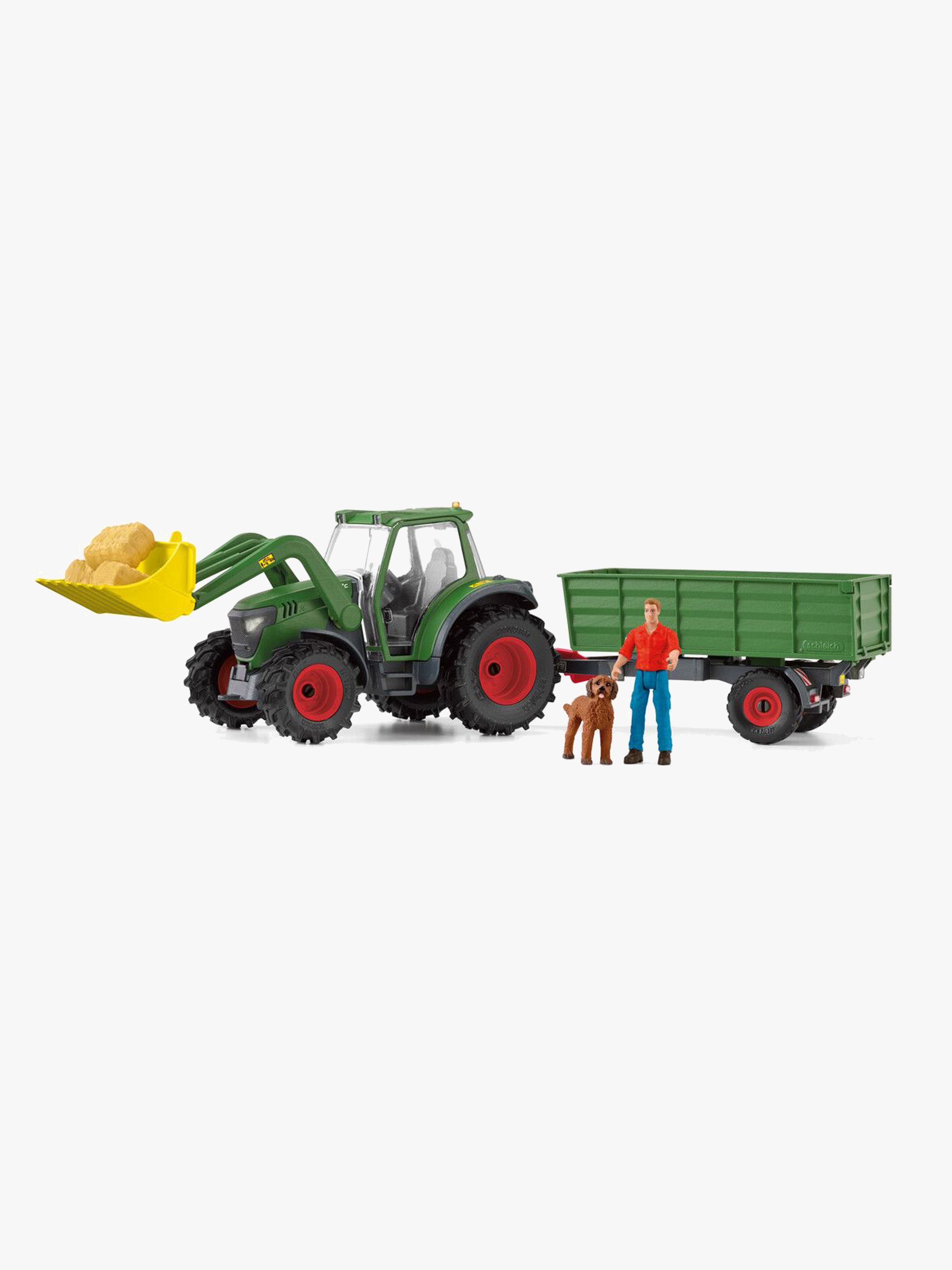 Schleich 42608 Farm World Traktor mit Anhänger
