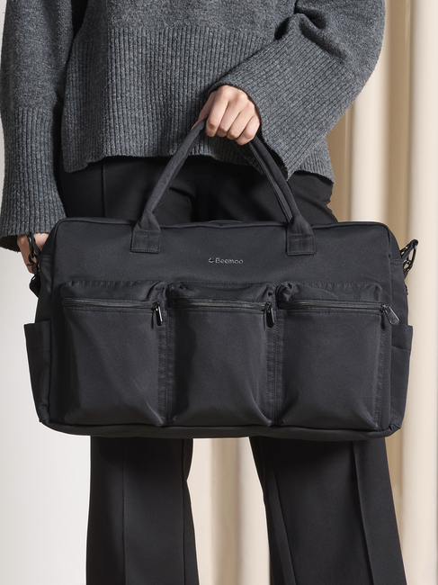Beemoo Pro Double Wickeltasche, Coffee Black