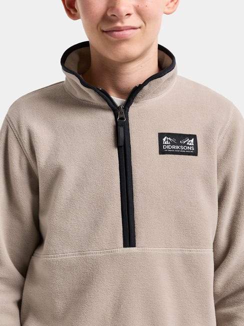 Didriksons Rubi Fleece-Pullover, Beach Beige