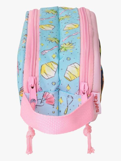 Disney Prinzessinnen 3D Doppel-Federmäppchen, Rosa/Blau